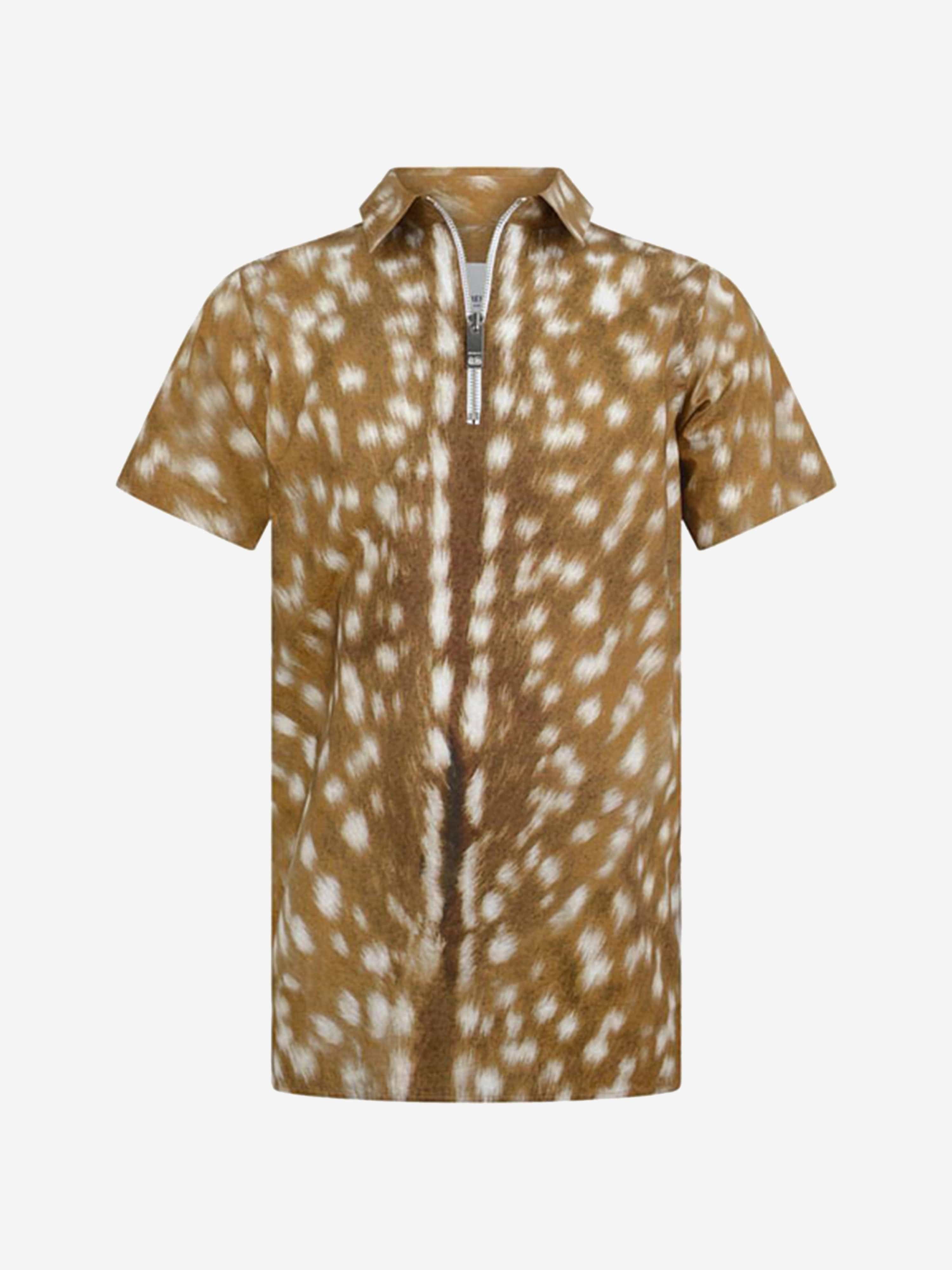 Burberry Boys Deer Print Cotton Shirt