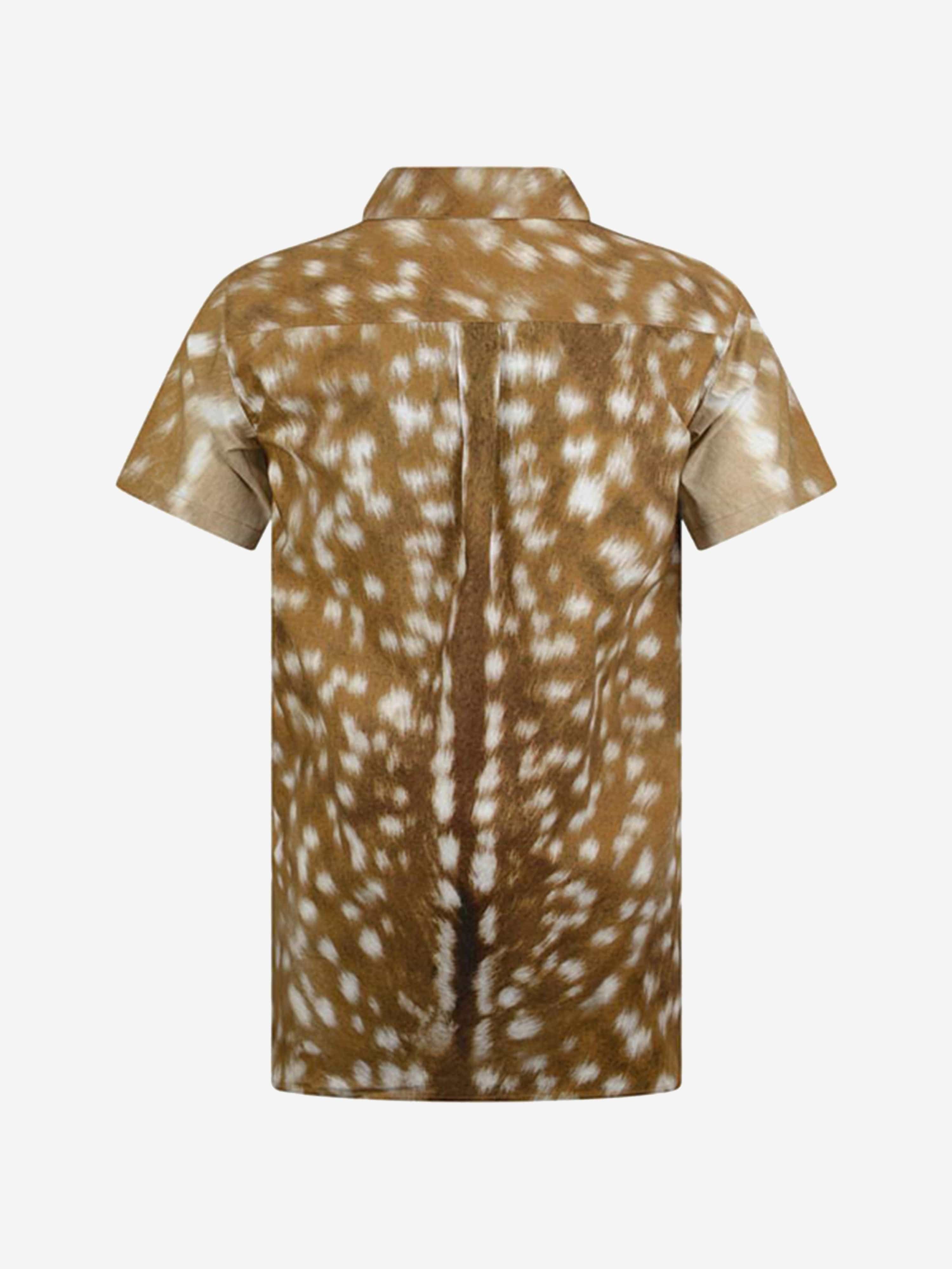 Burberry Boys Deer Print Cotton Shirt