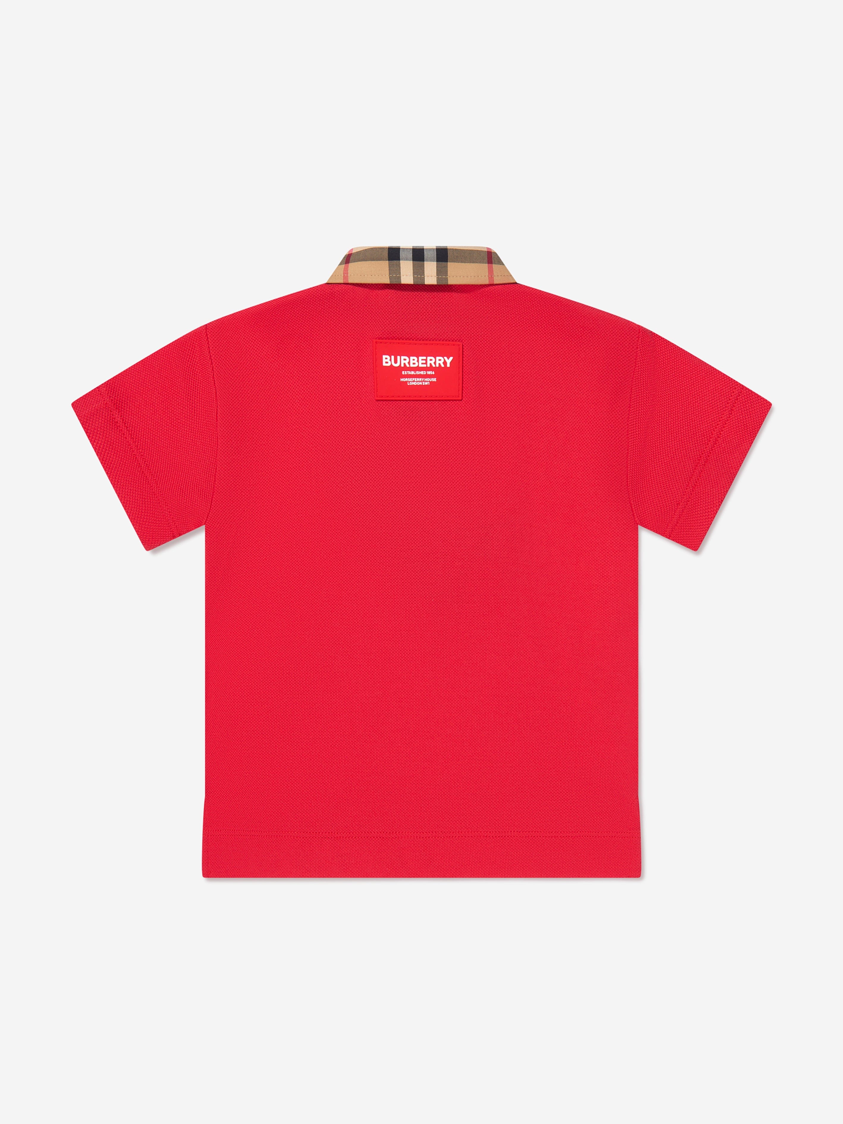 Burberry Baby Boys Mini Johane Polo Shirt In Red