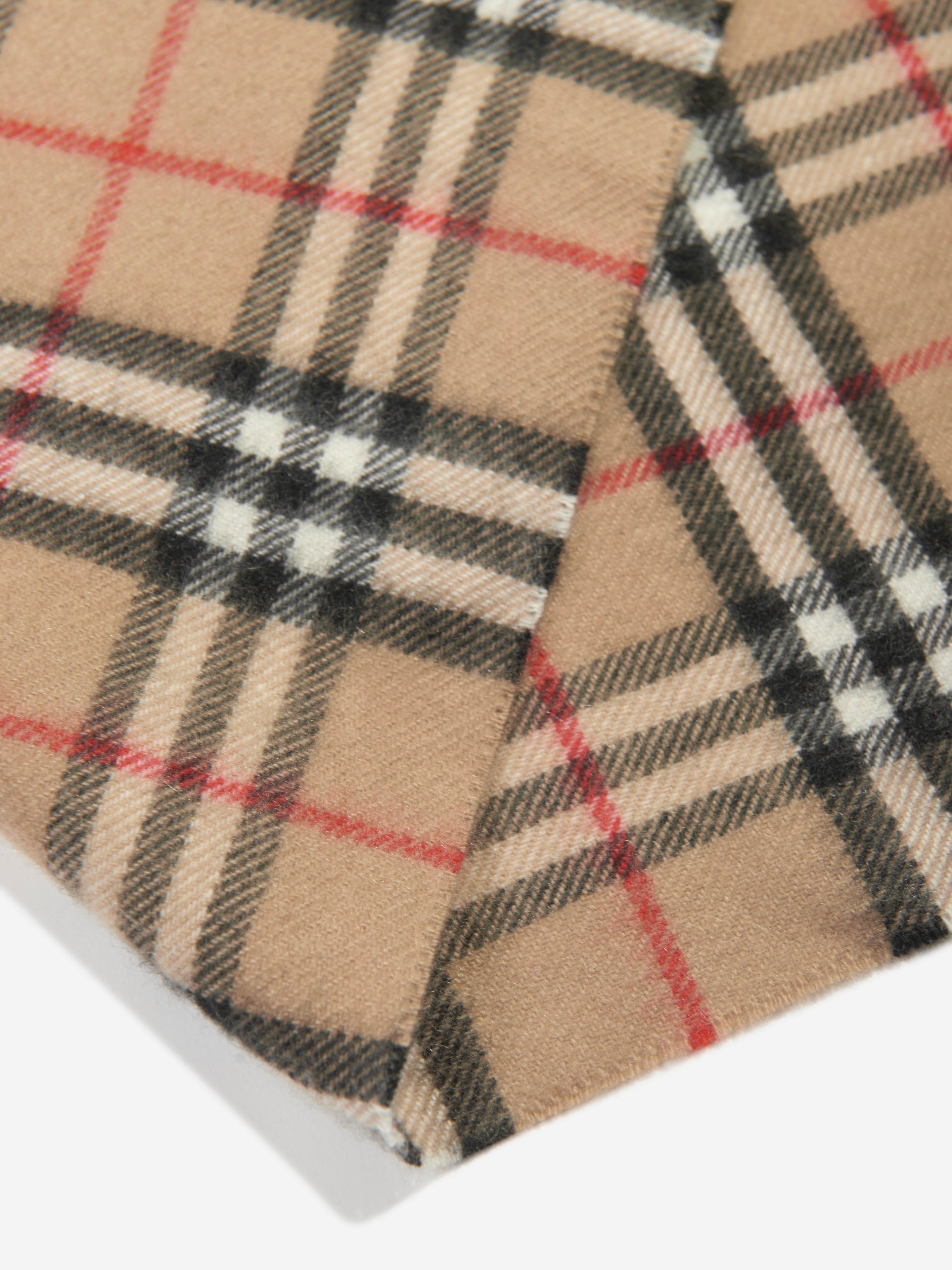 Burberry Baby Vintage Check Cashmere Blanket in Beige