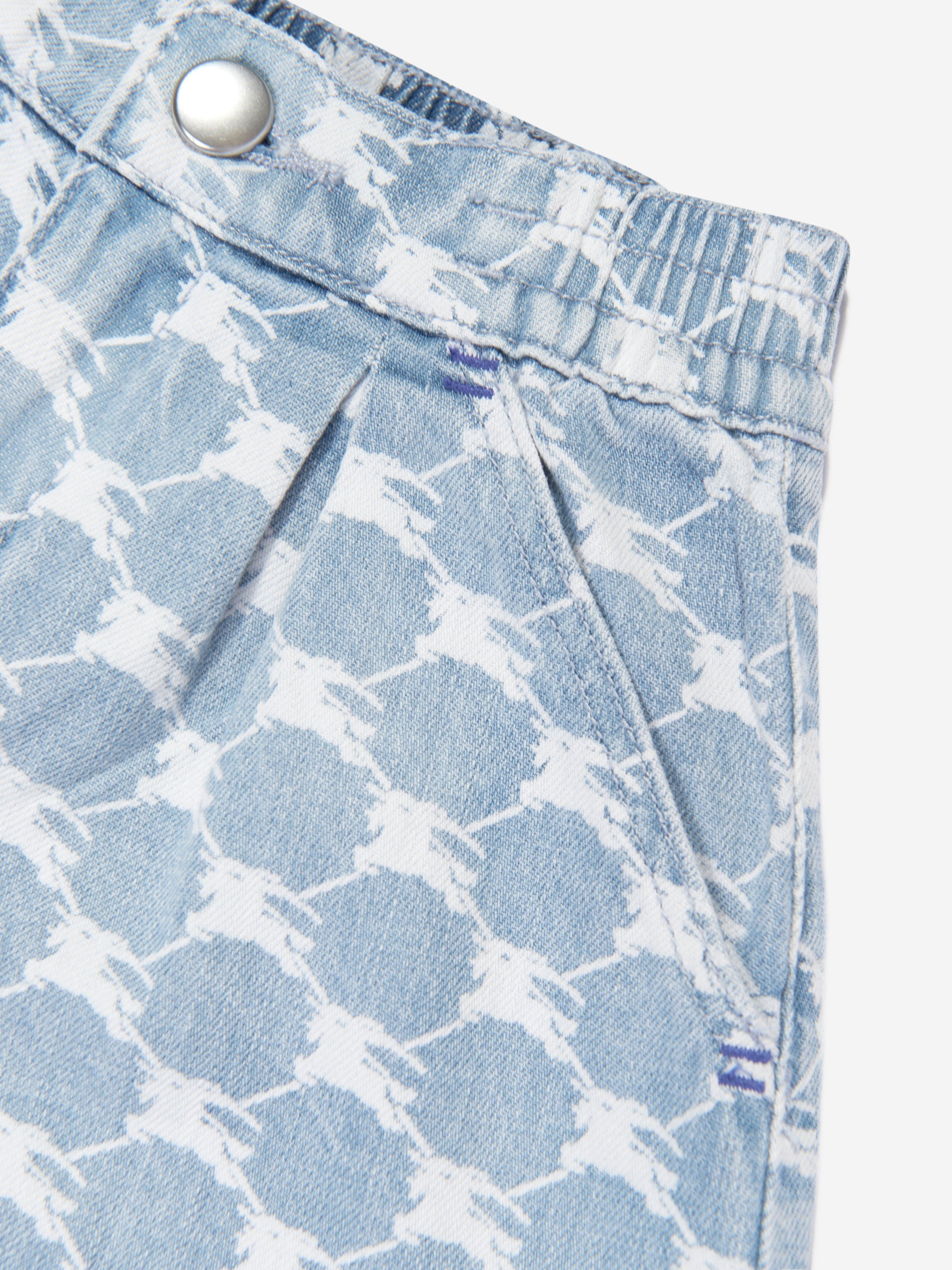 Burberry Girls Nicoletta Shorts in Blue