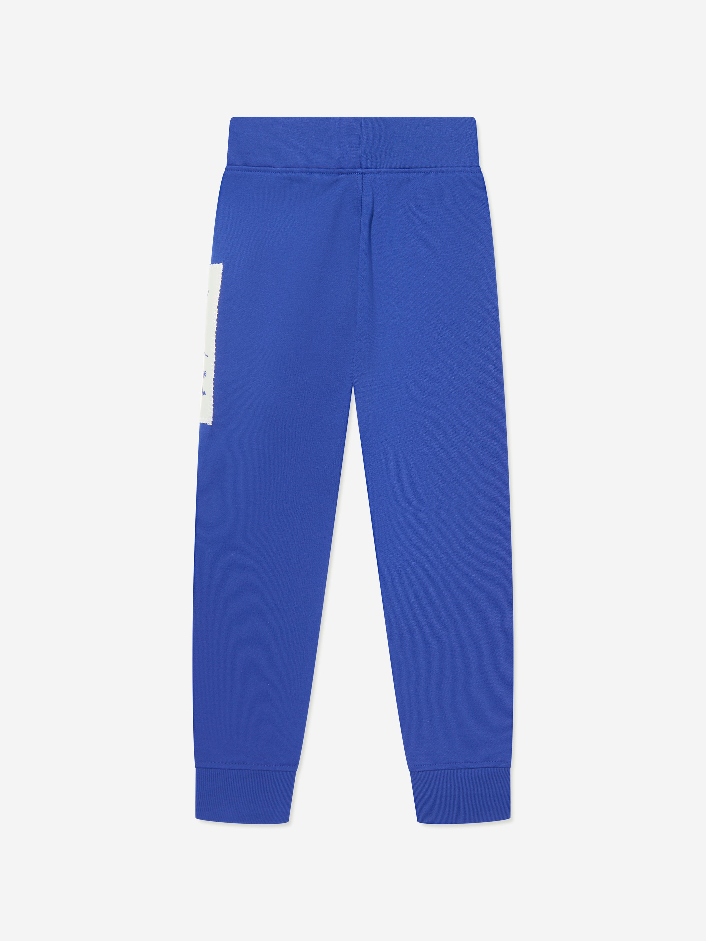 Burberry Boys EKD Label Sidney Joggers in Blue