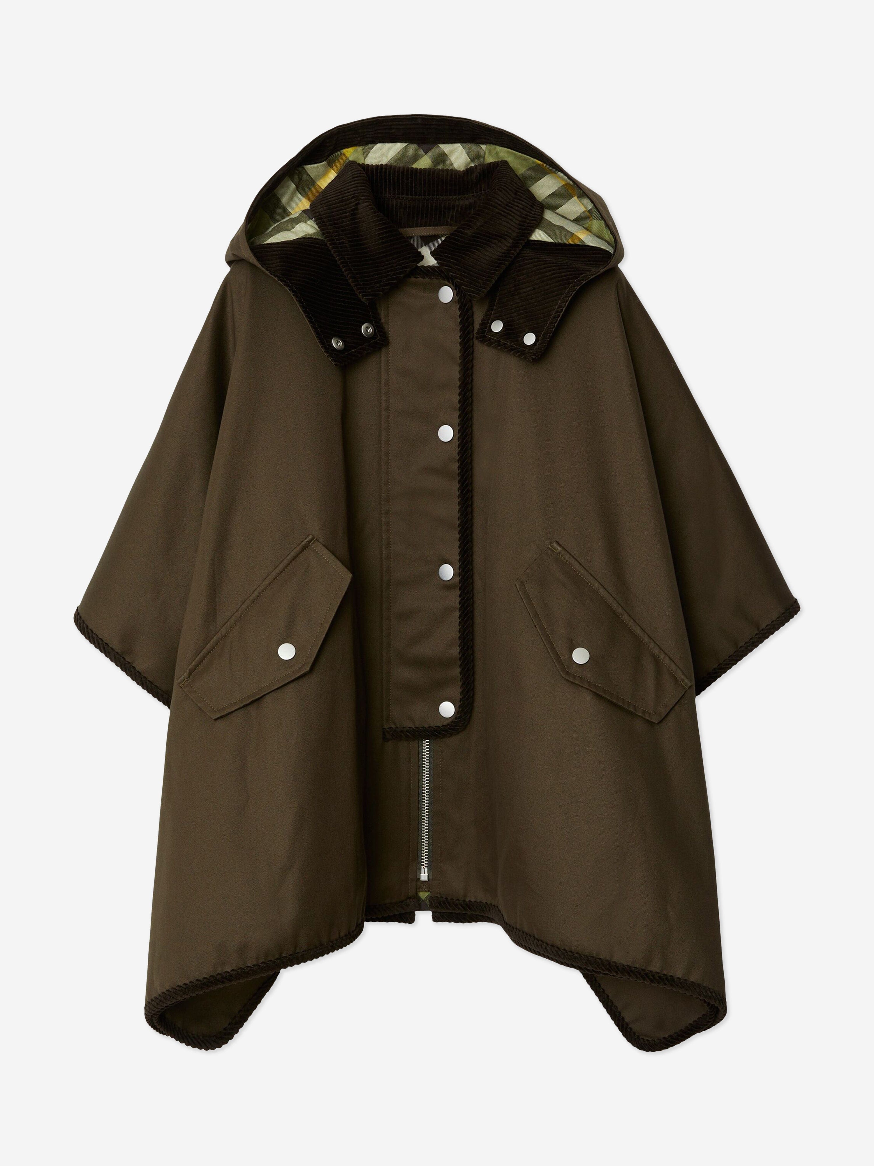 Burberry Girls Kristy Cape Jacket in Green