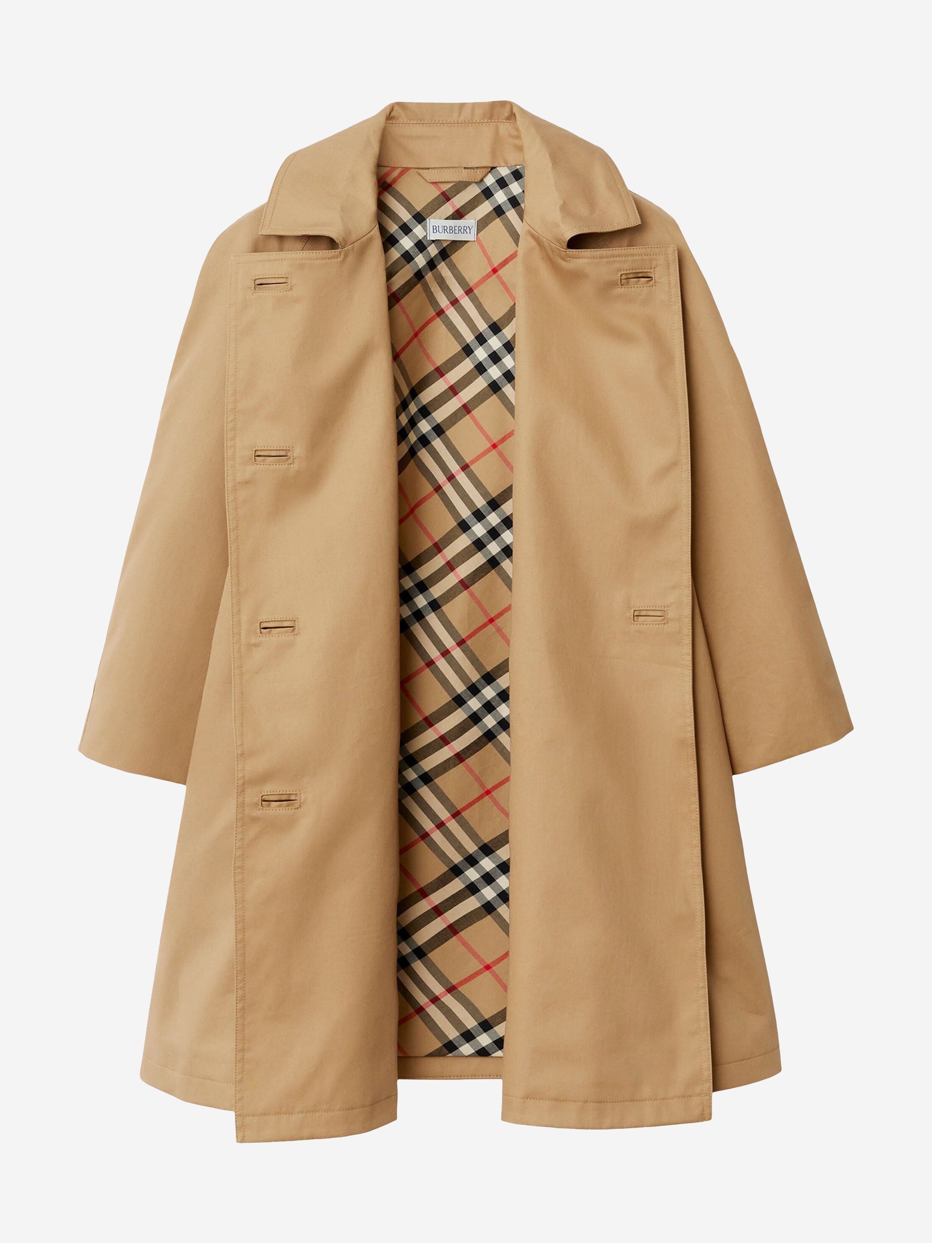 Burberry Girls Olivia Trench Coat in Beige