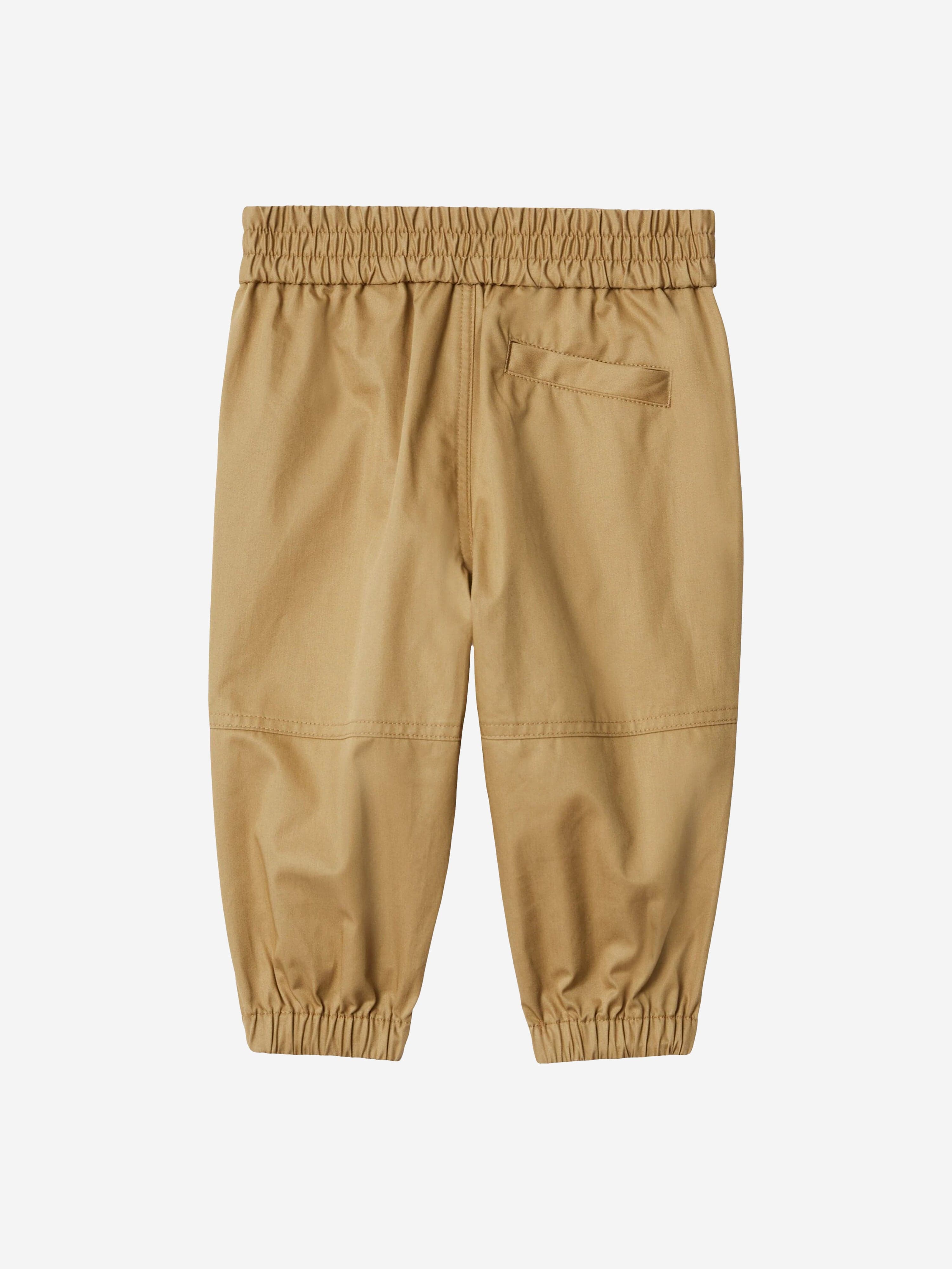 Burberry Baby Boys Mini Travard Joggers in Beige