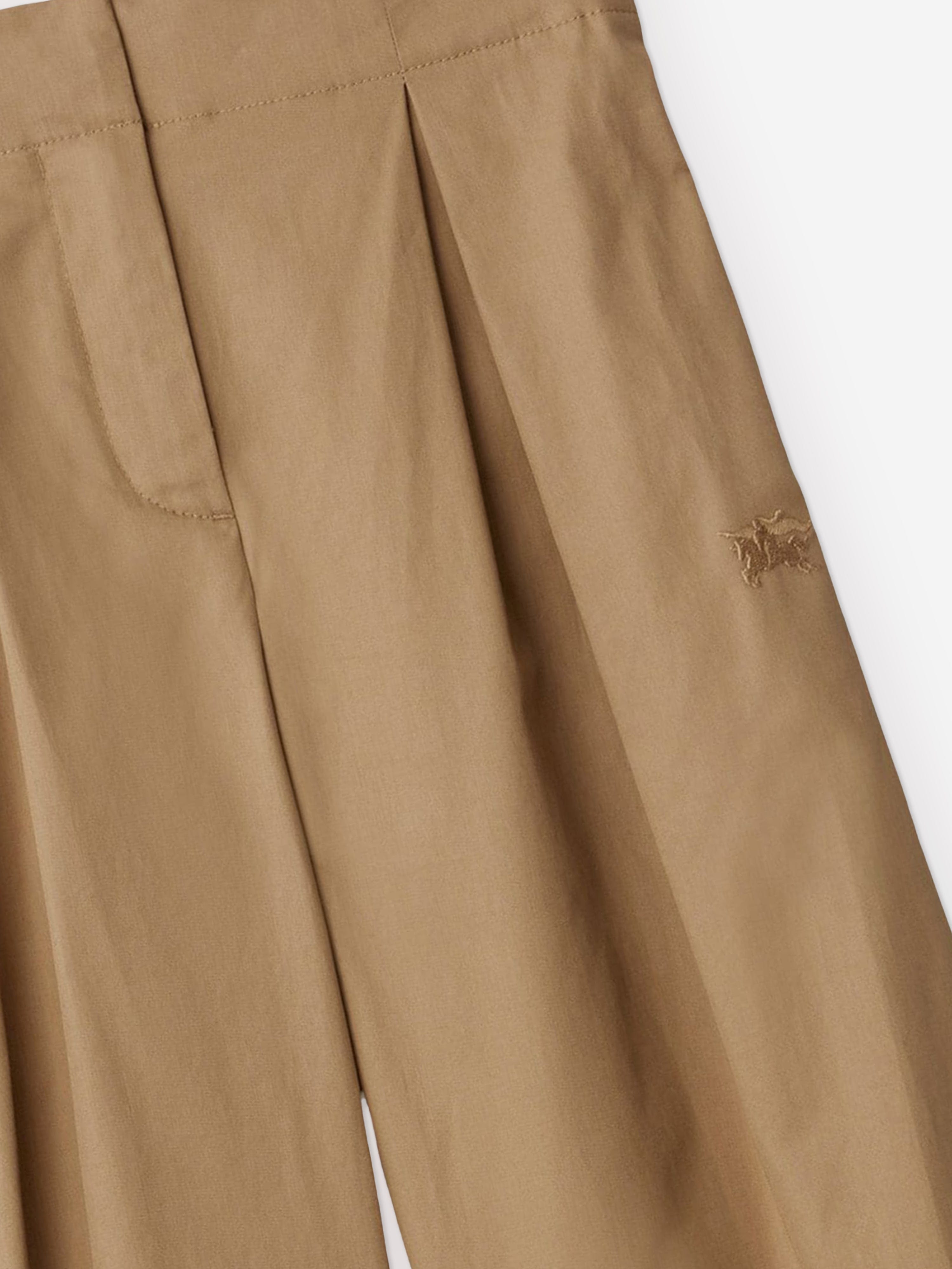 Burberry Girls Hermia Trousers in Beige