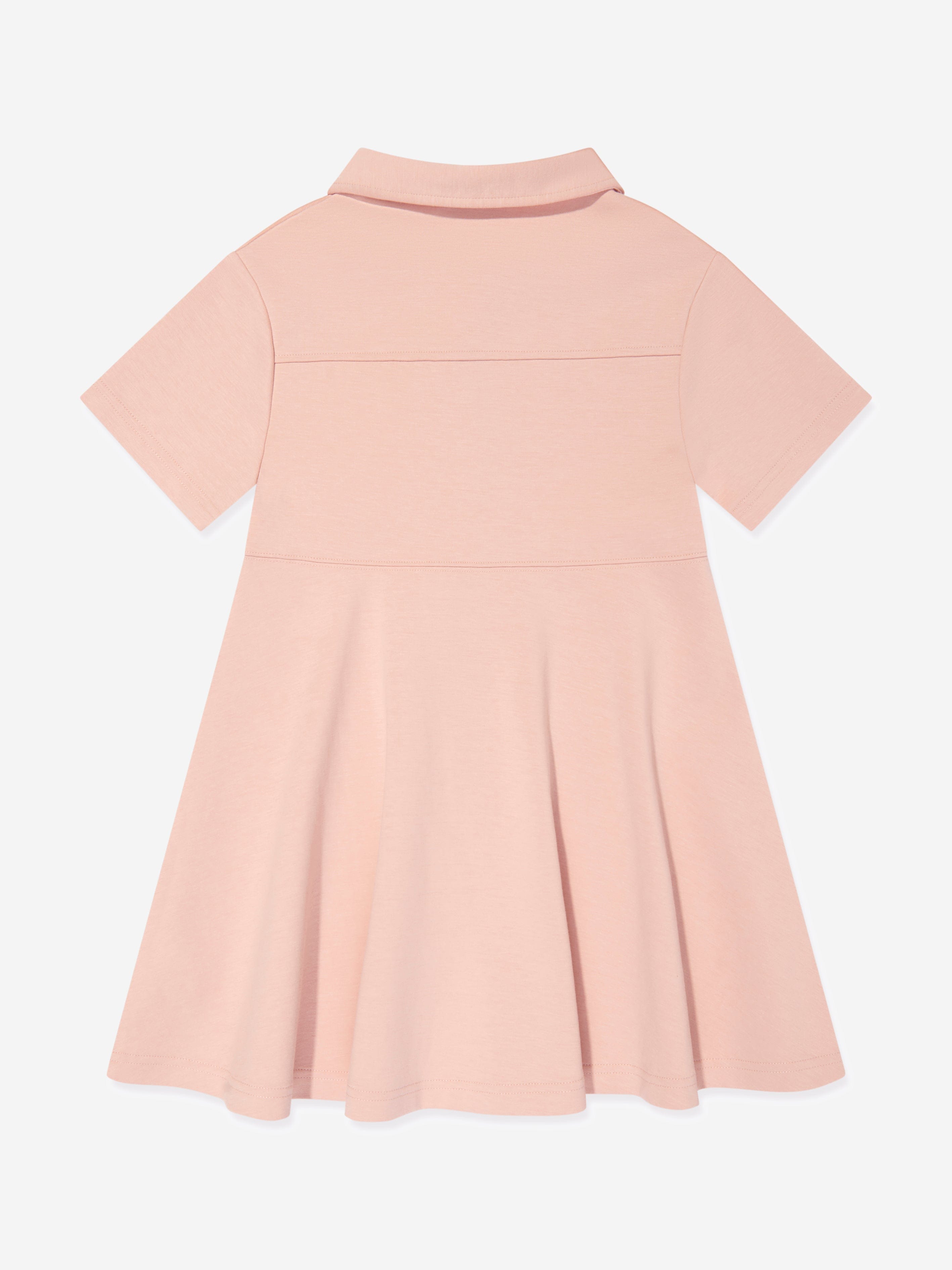 Burberry Girls Romola Shirt Dress in Pink