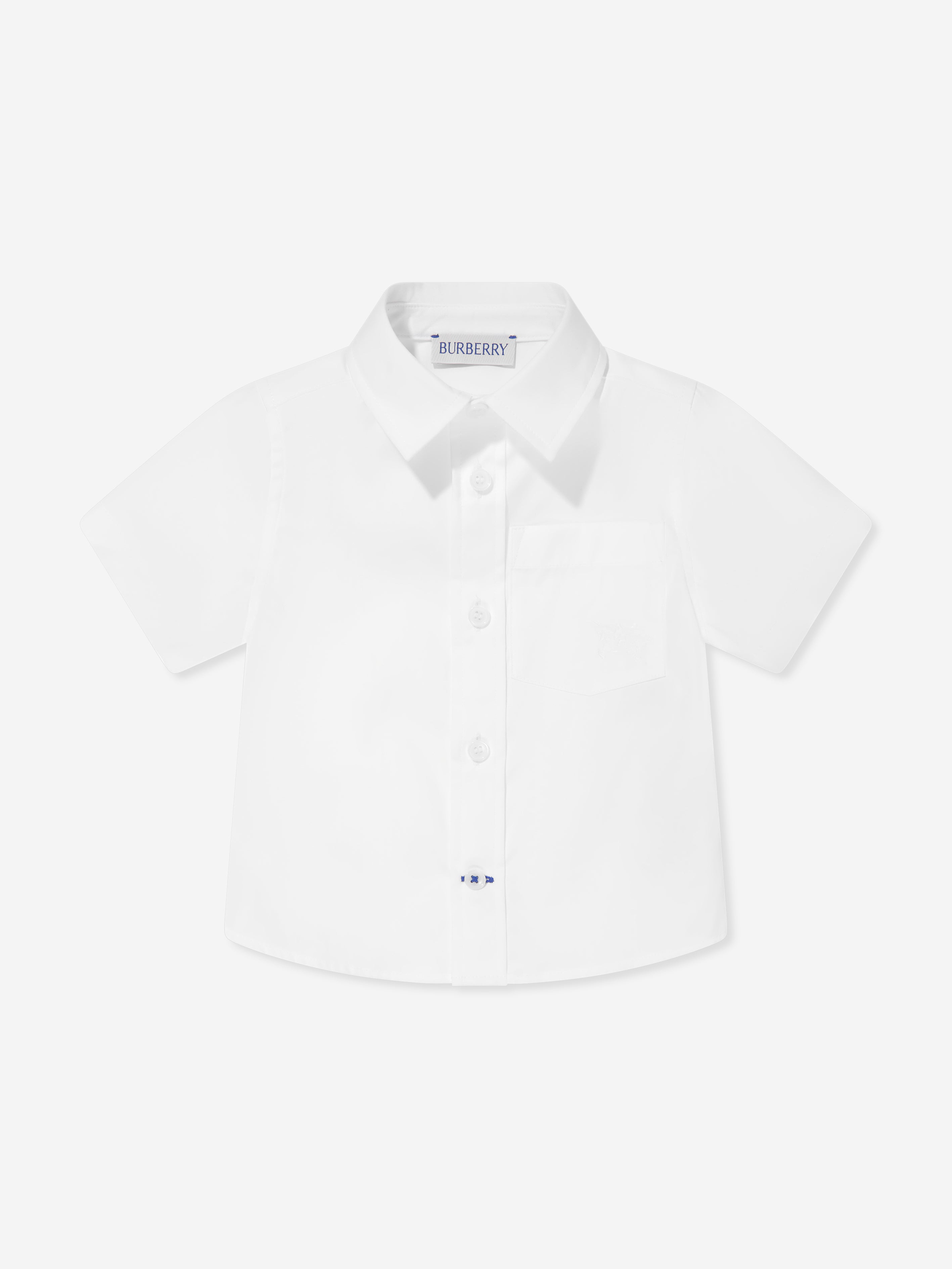 Burberry Baby Boys Embroidered Logo Owen Shirt in White