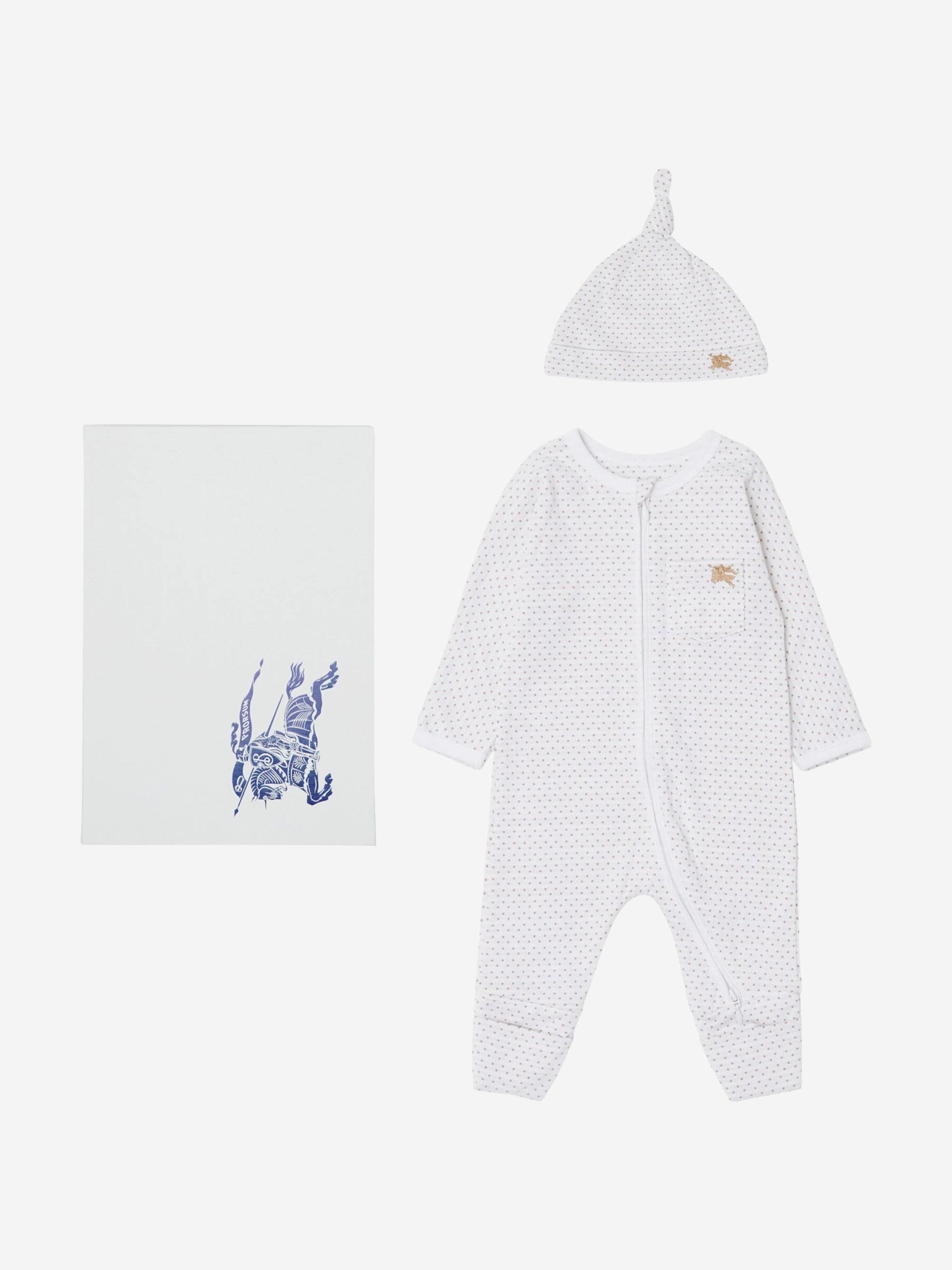 Burberry Baby Claude Gift Set in White