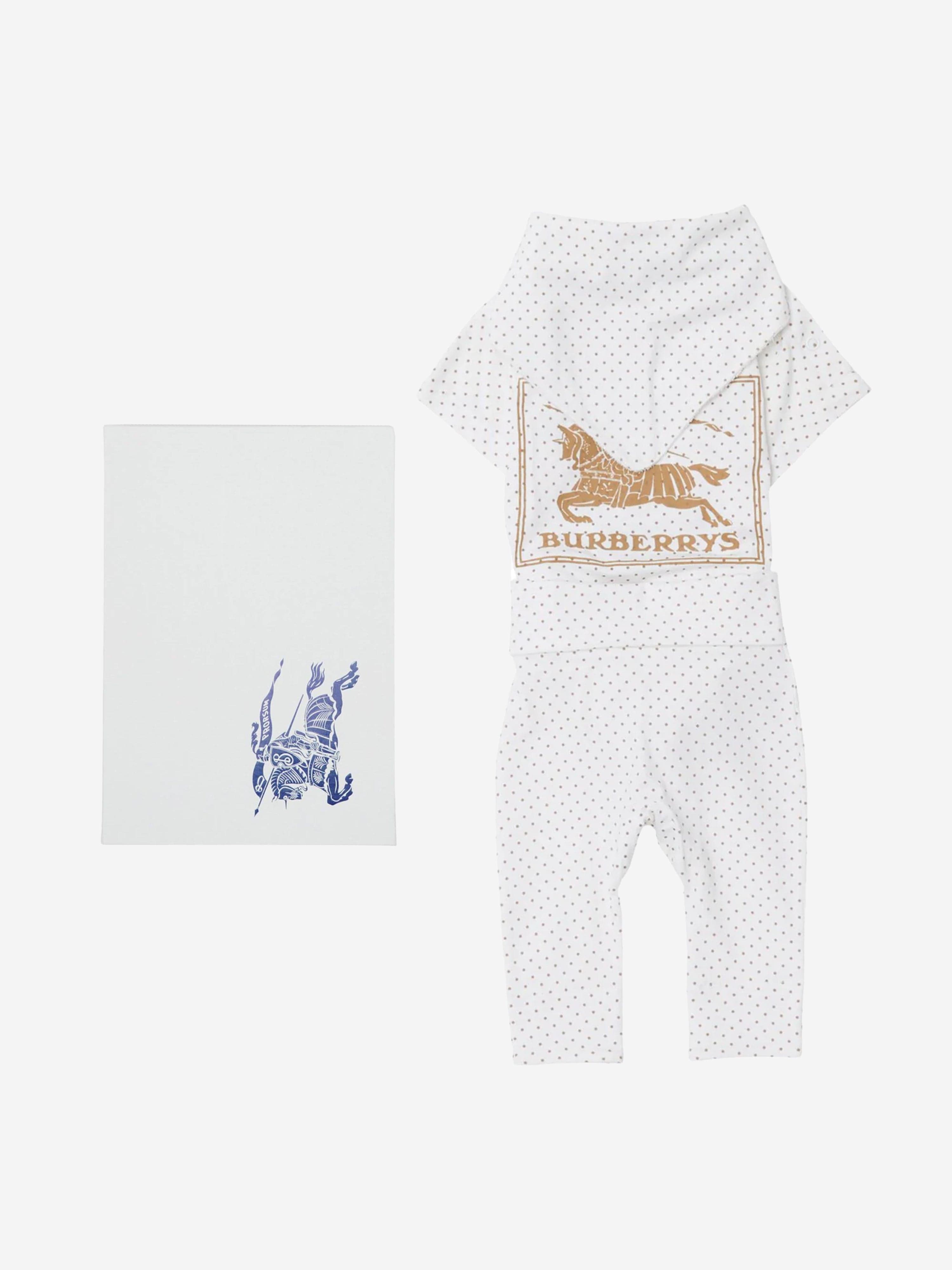 Burberry Baby Gertie Gift Set in White