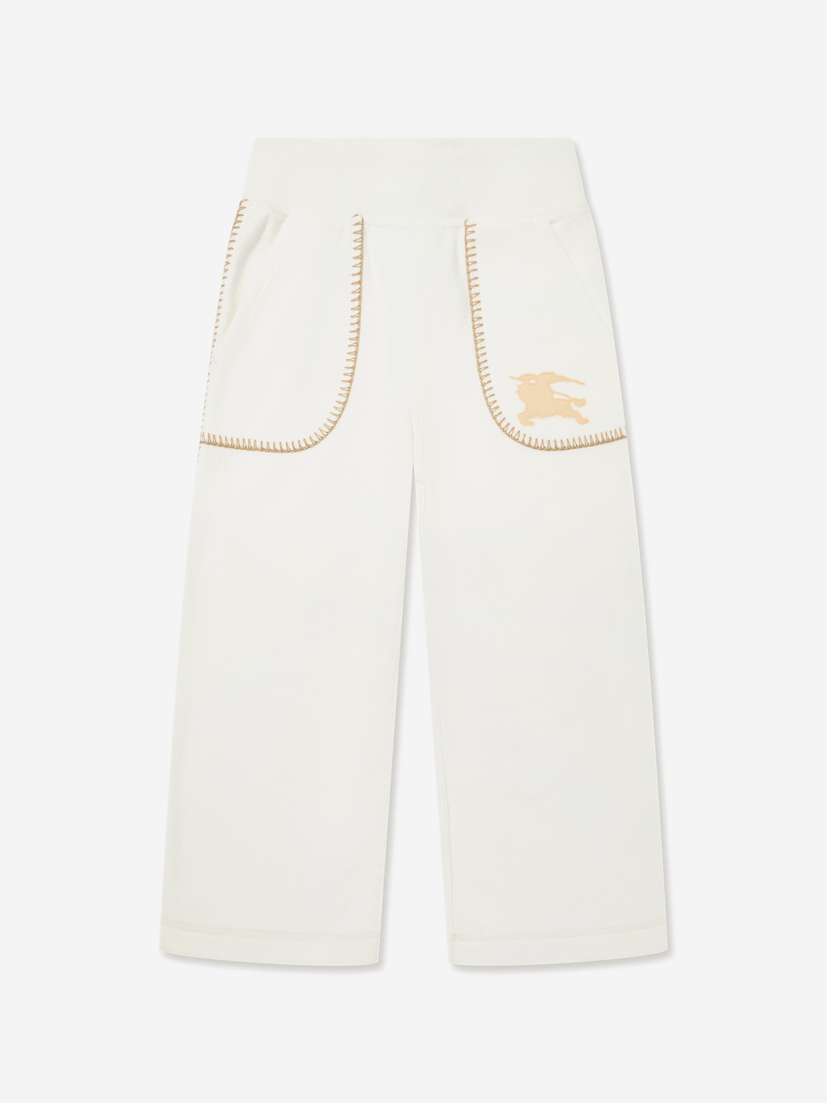 Burberry Girls Aubrey Trousers in White