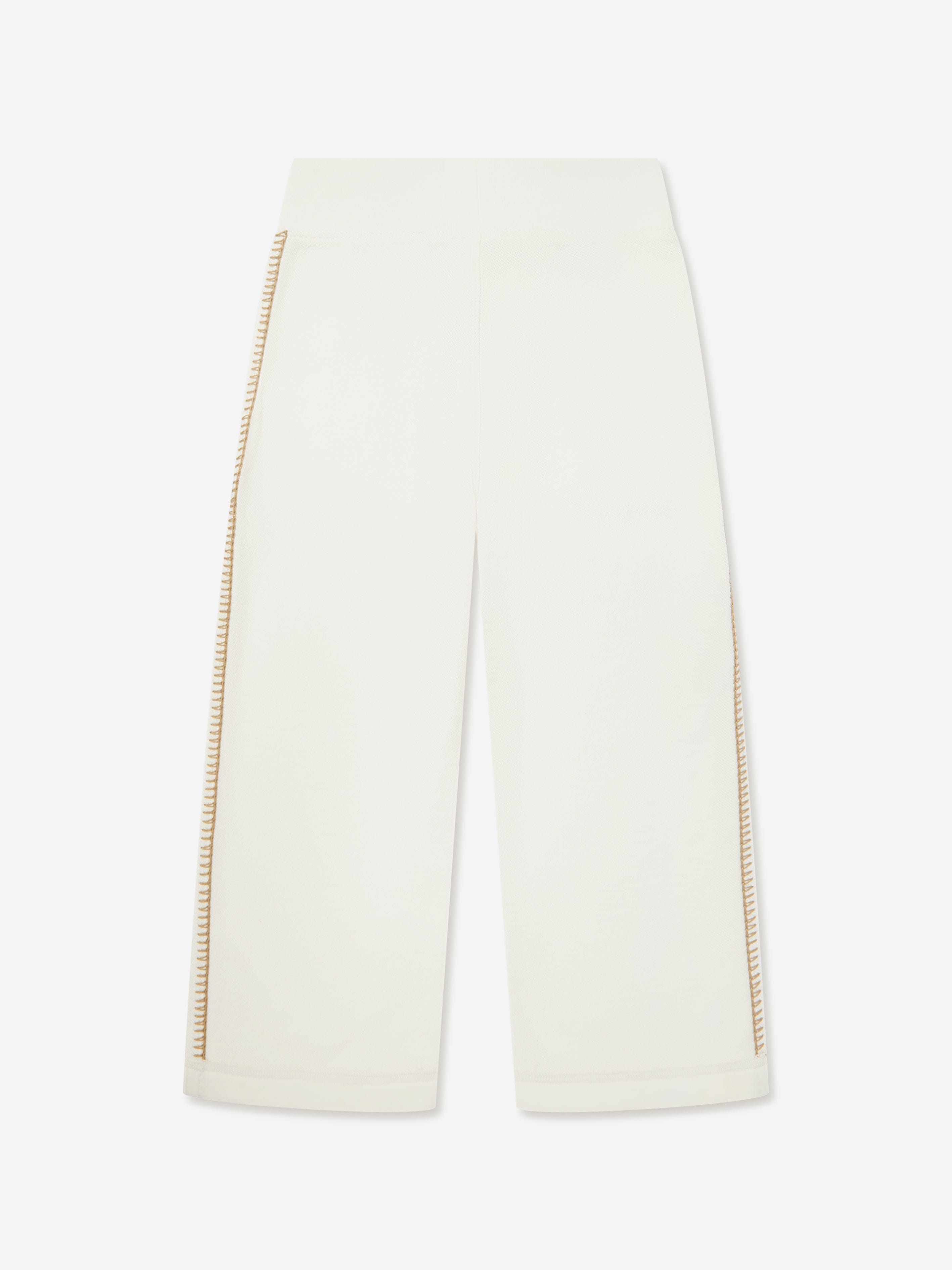 Burberry Girls Aubrey Trousers in White