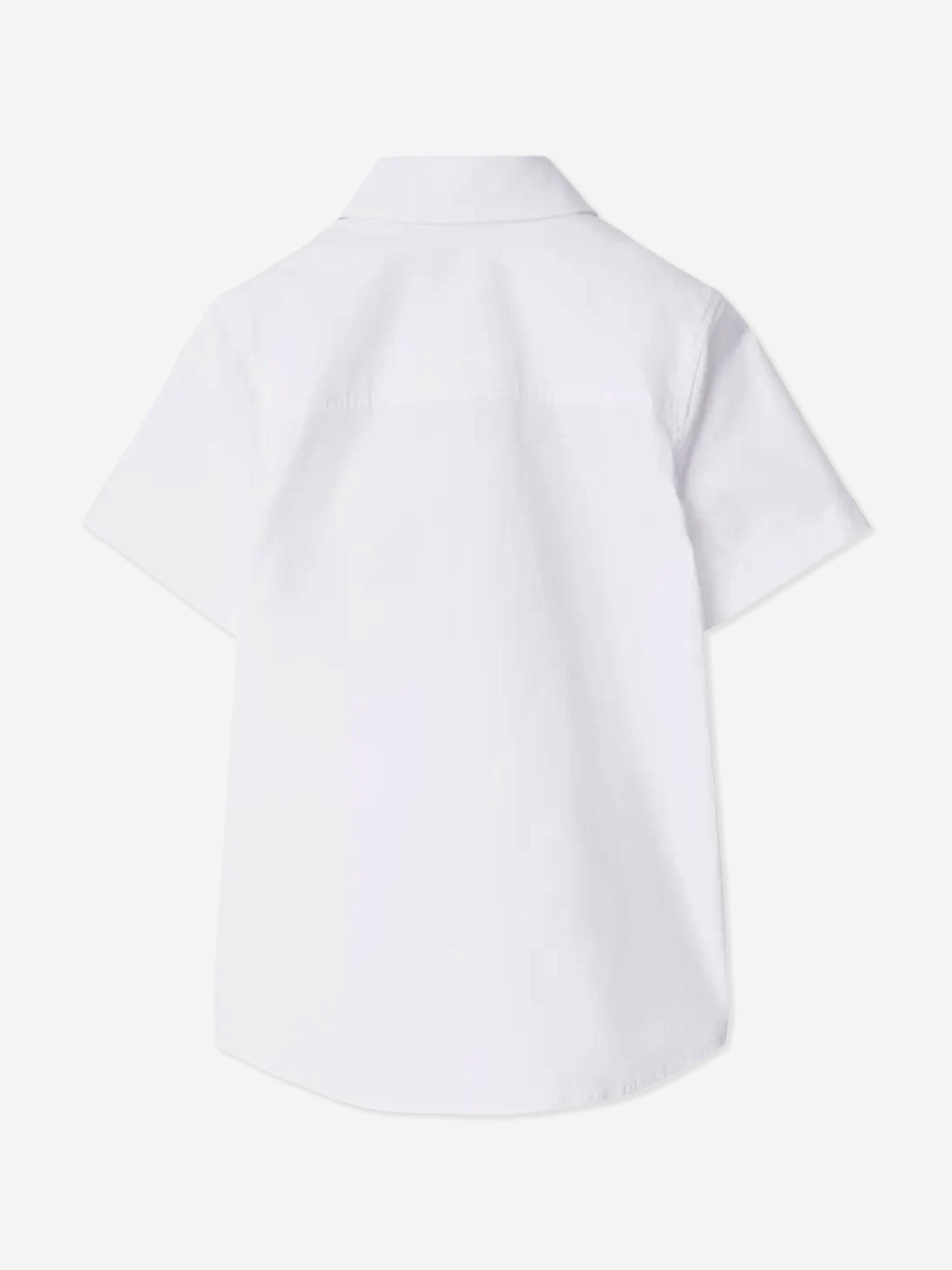 Burberry Boys Owen EKD Pocket Shirt in White