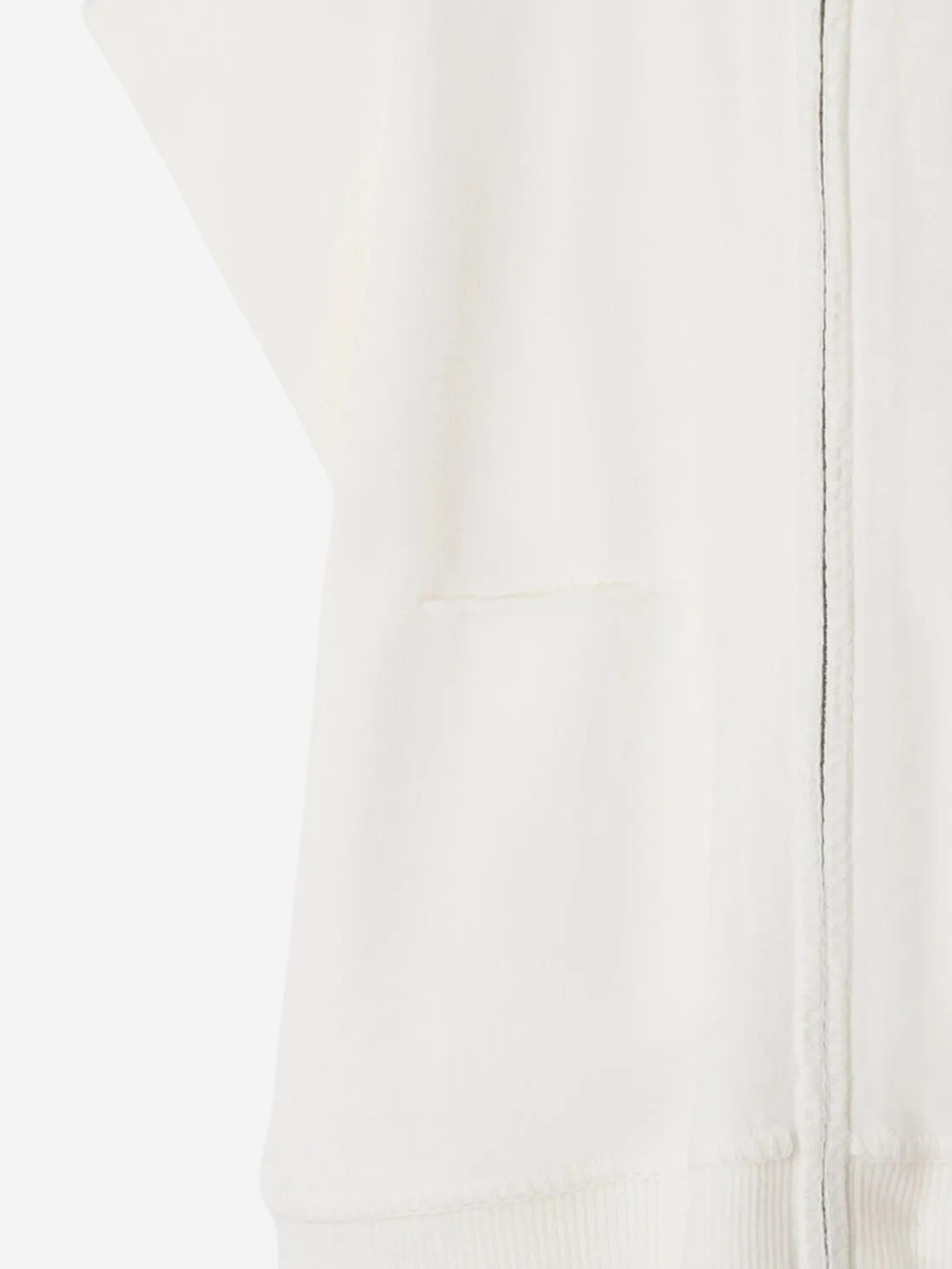 Burberry Girls Wool EKD Cape in Ivory