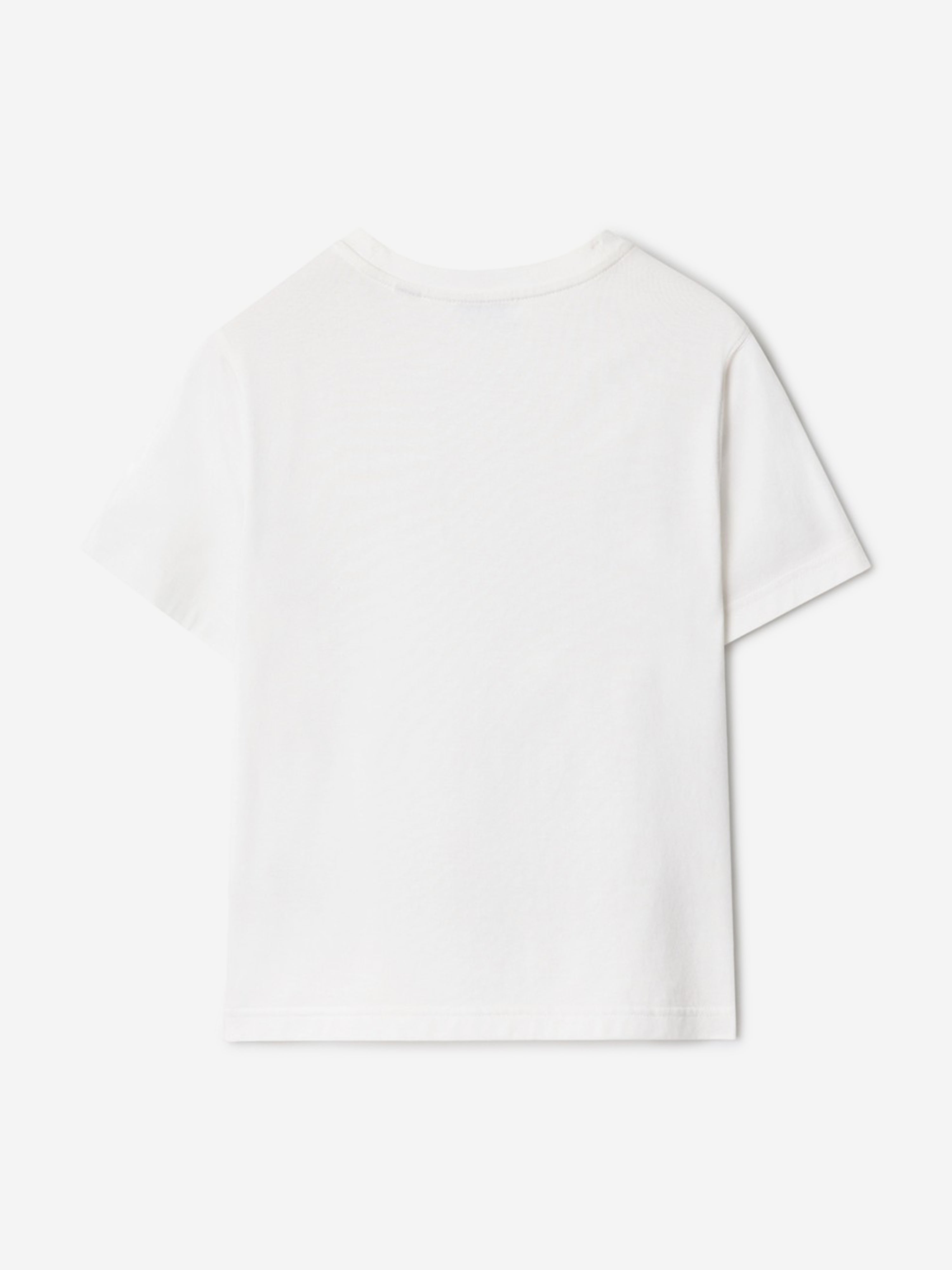 Burberry Kids Cedar Puffer Bear T-Shirt in White