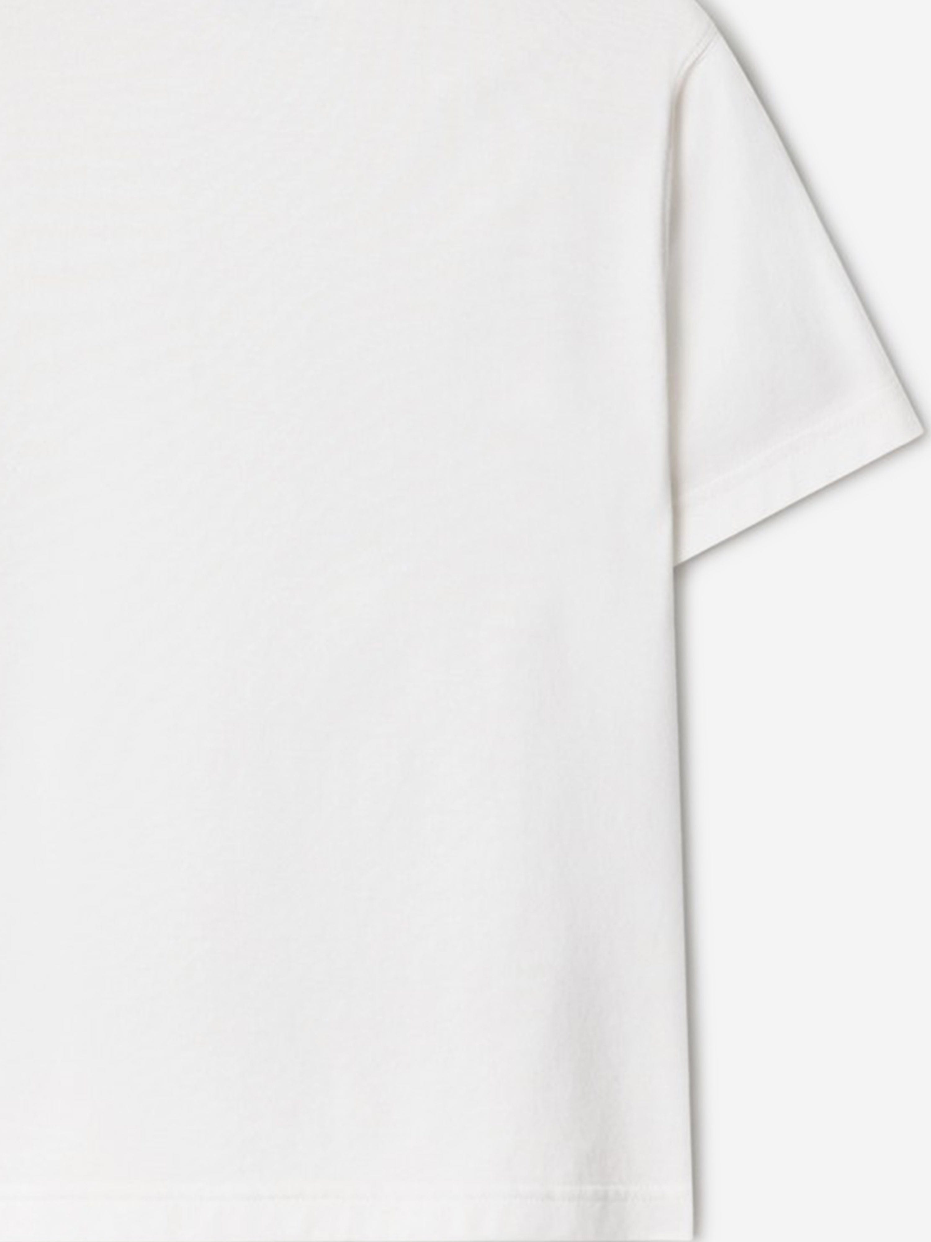 Burberry Kids Cedar Puffer Bear T-Shirt in White