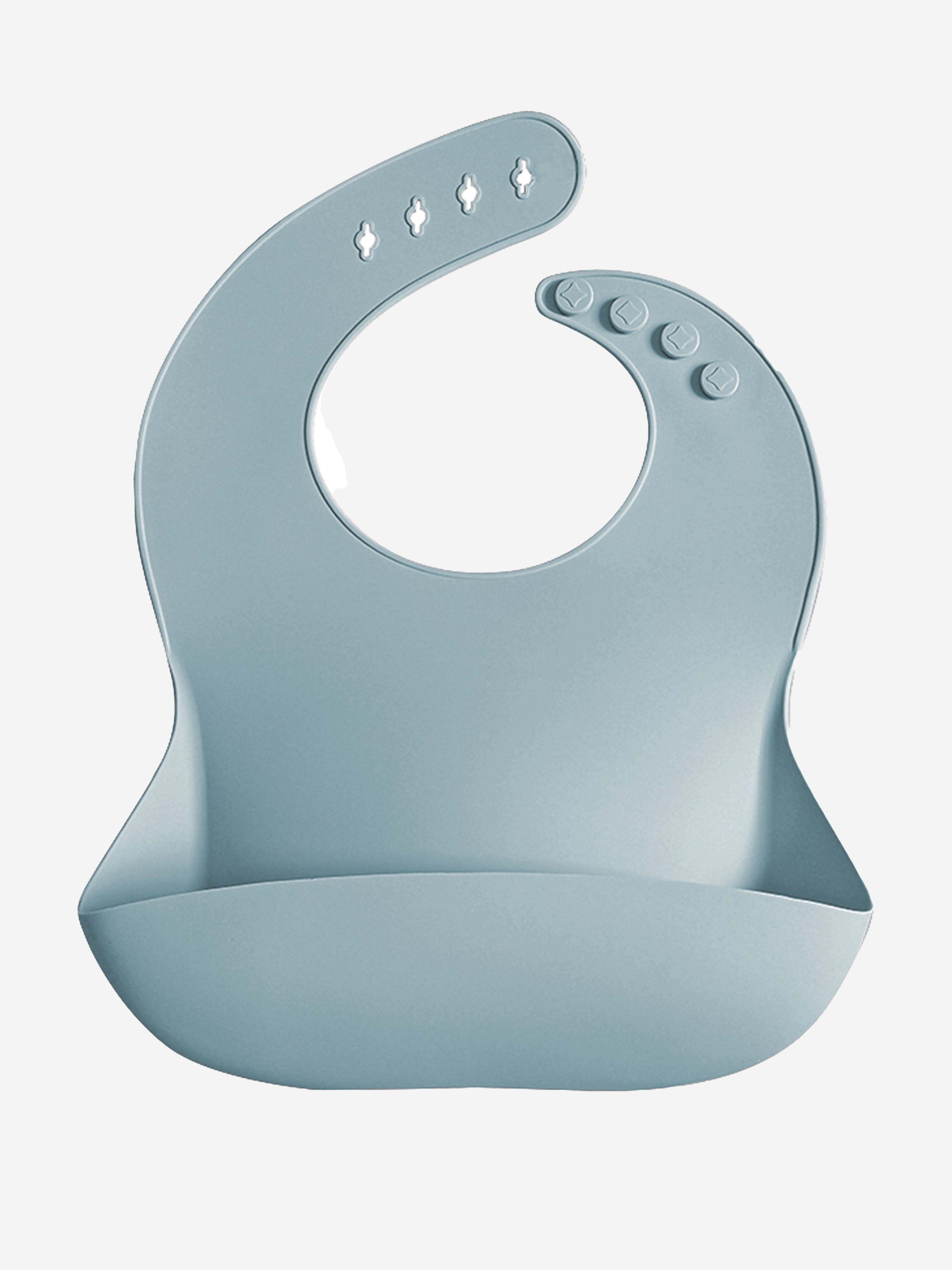 Baby Everyday Silicone Bib in Blue