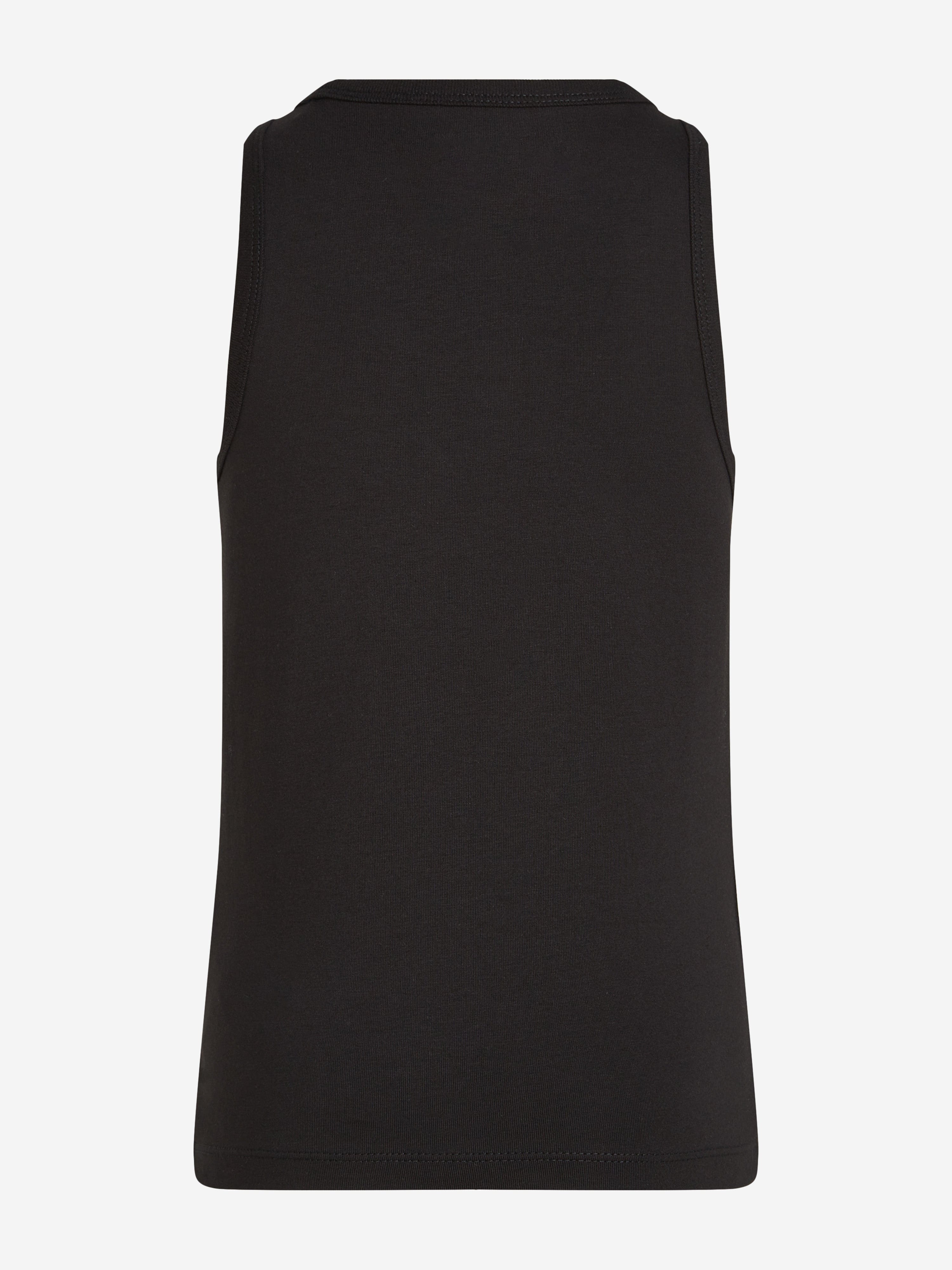 Calvin Klein Girls CK Logo Tank Top in Black