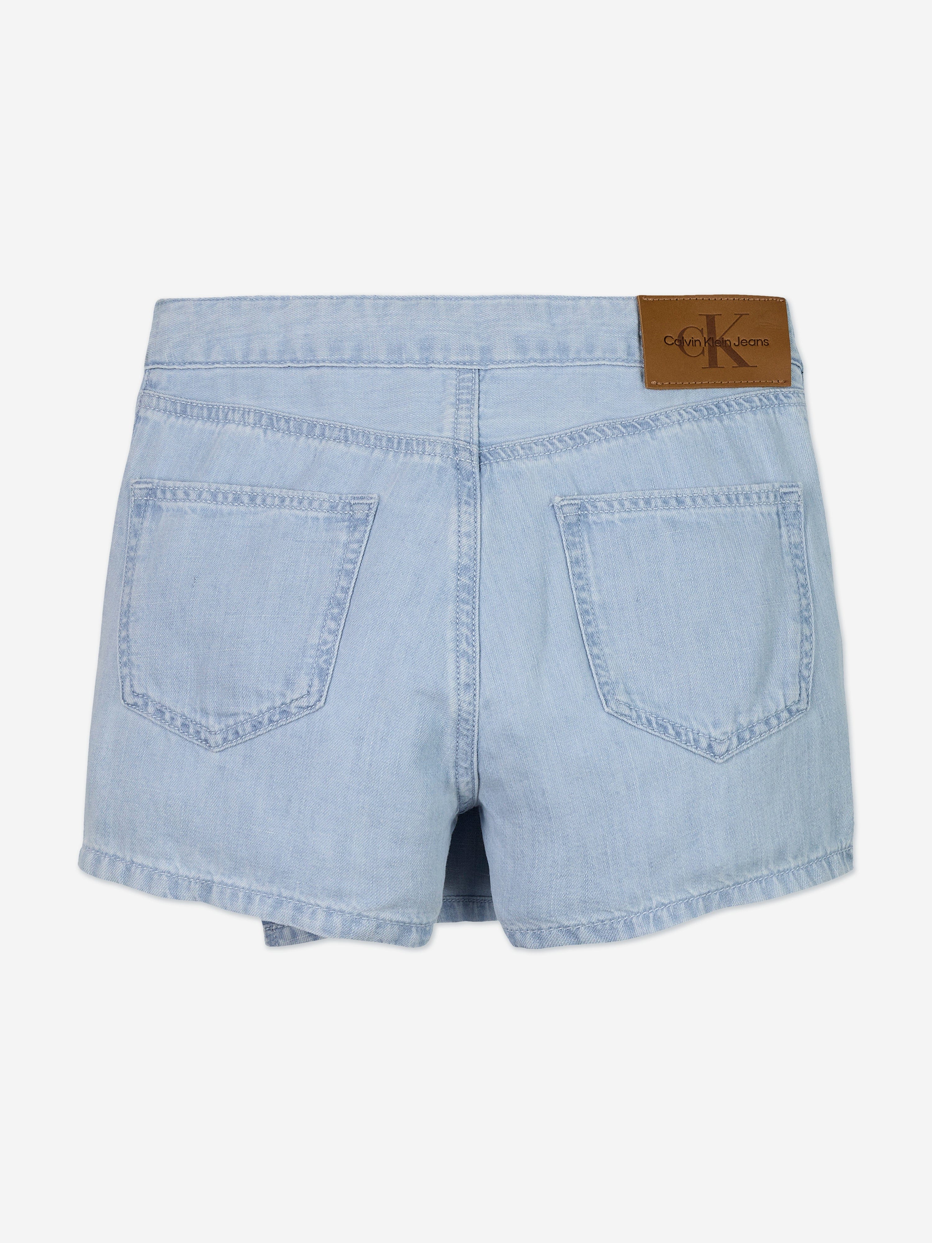 Calvin Klein Girls Denim Skort in Blue