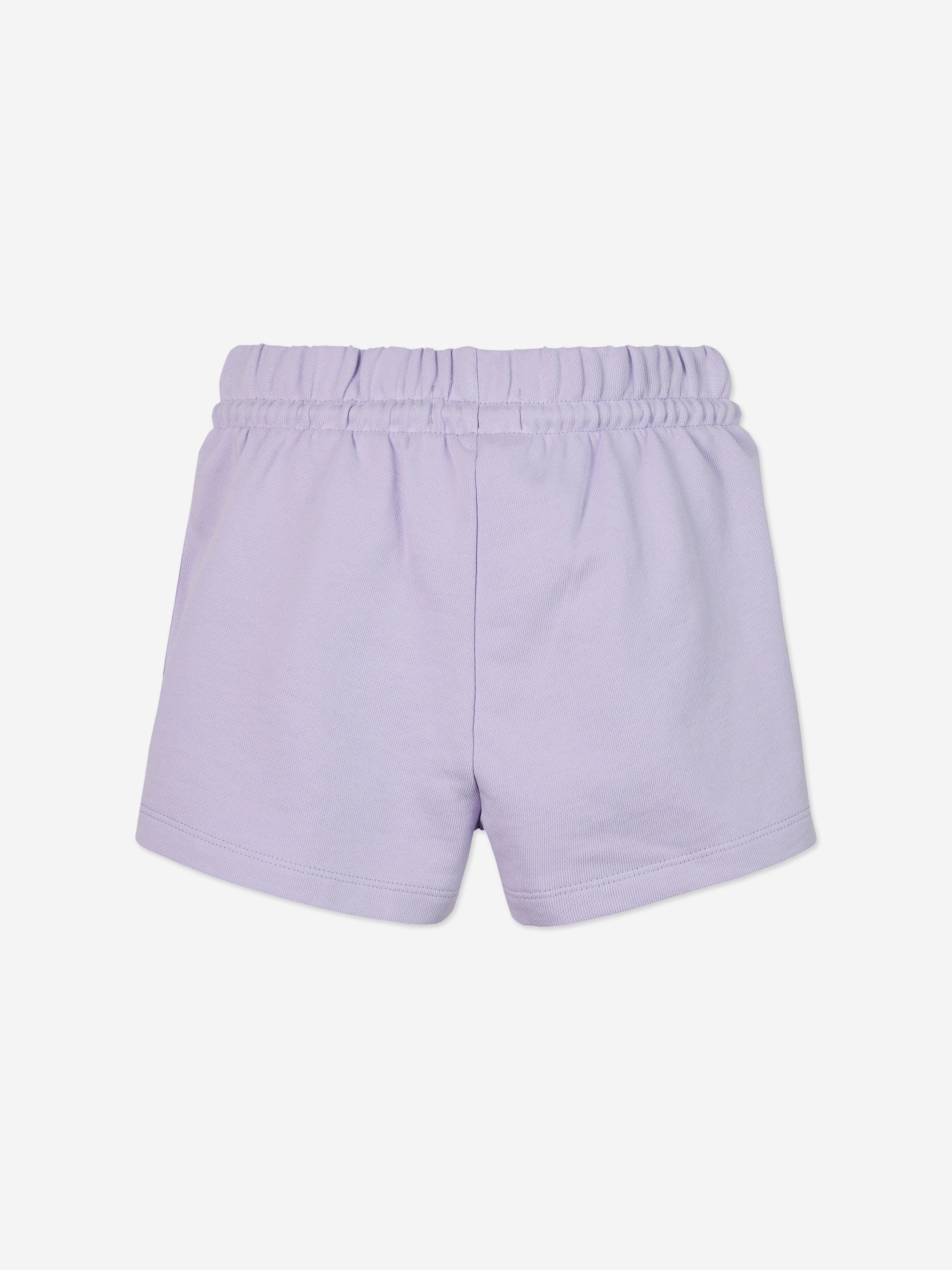 Calvin Klein Girls Metallic CK Shorts in Purple