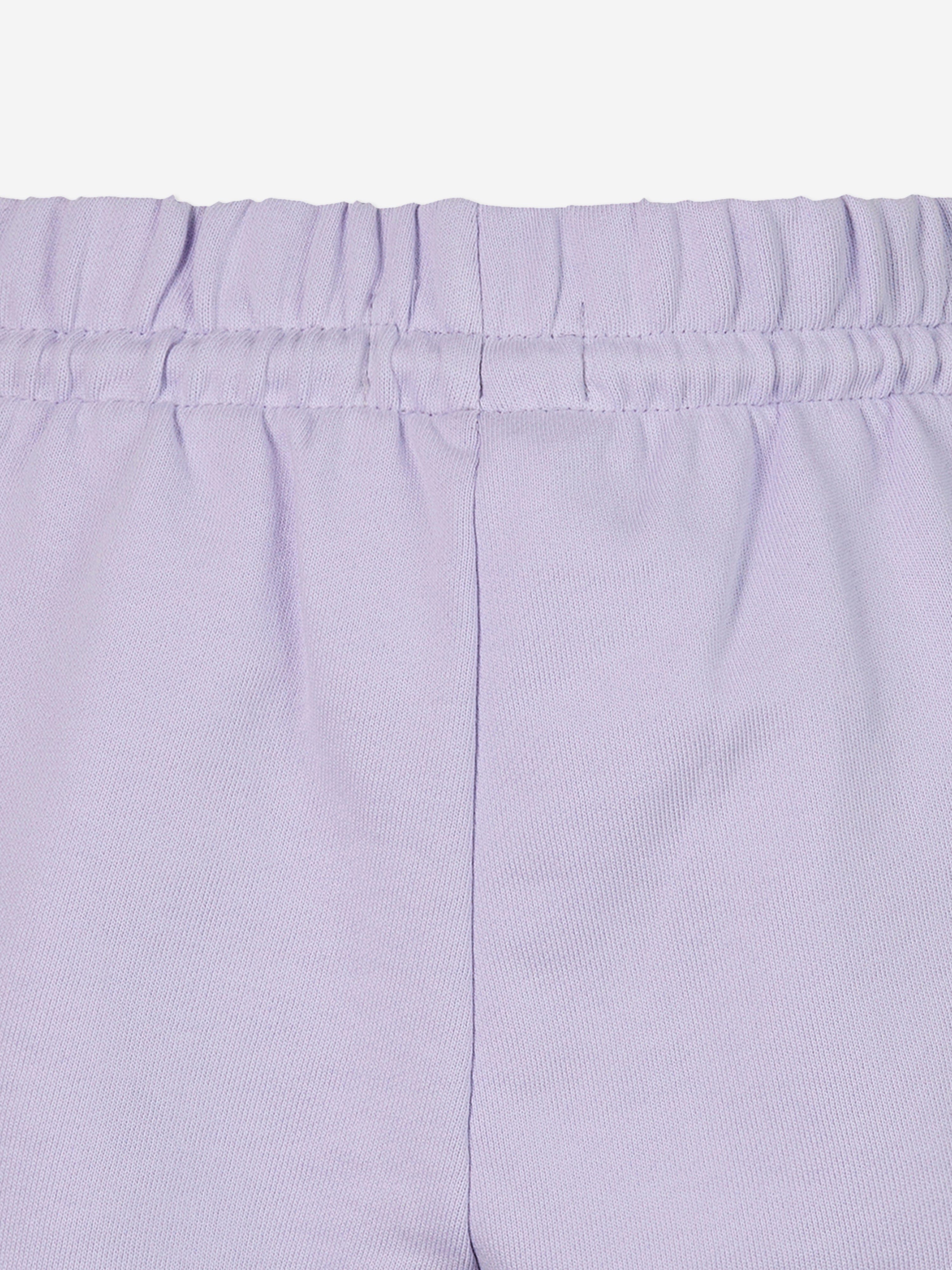 Calvin Klein Girls Metallic CK Shorts in Purple