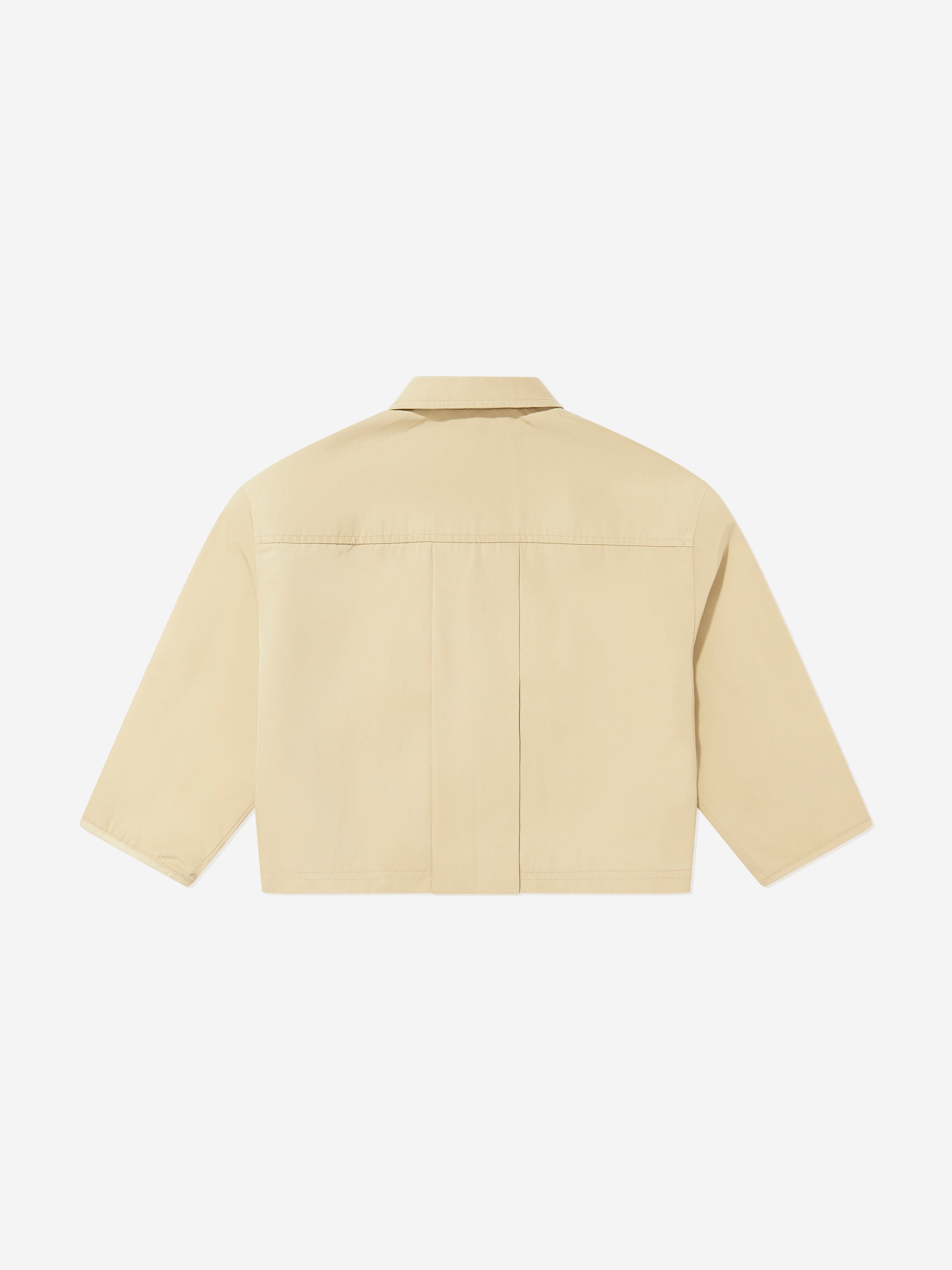 Calvin Klein Boys Workwear Jacket in Beige