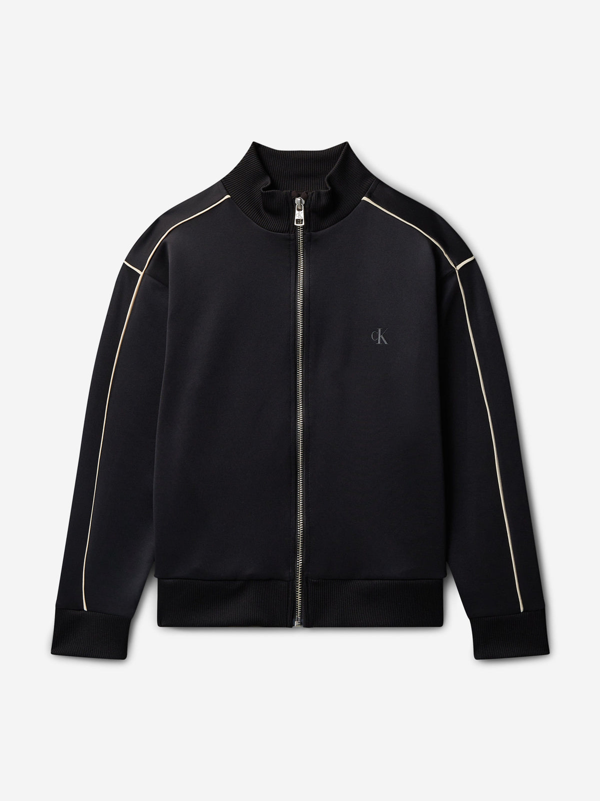 Calvin Klein Piping Zip Up Top