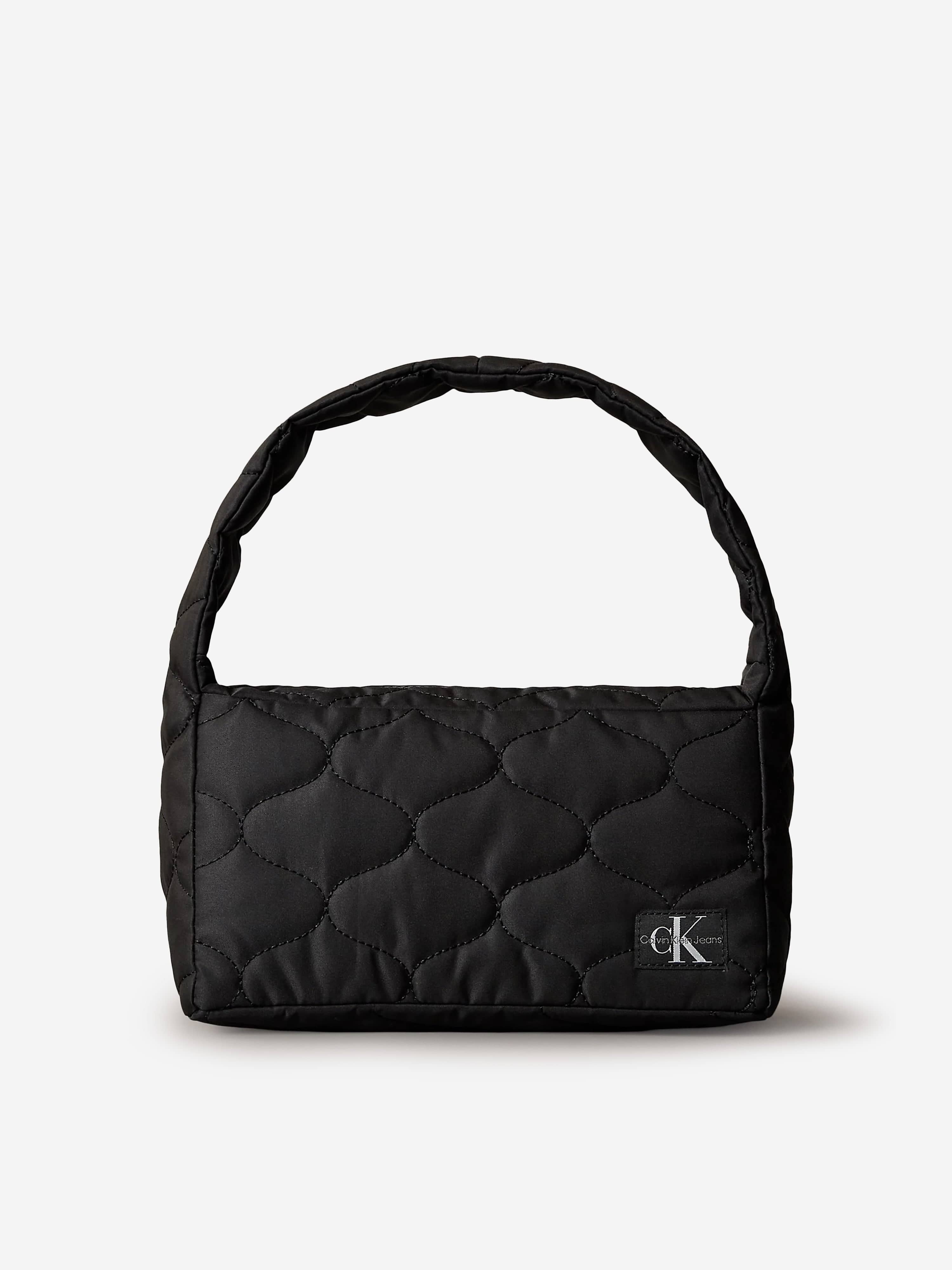 Calvin Klein Girls Quilted Shoulder Bag in Black (25cm)