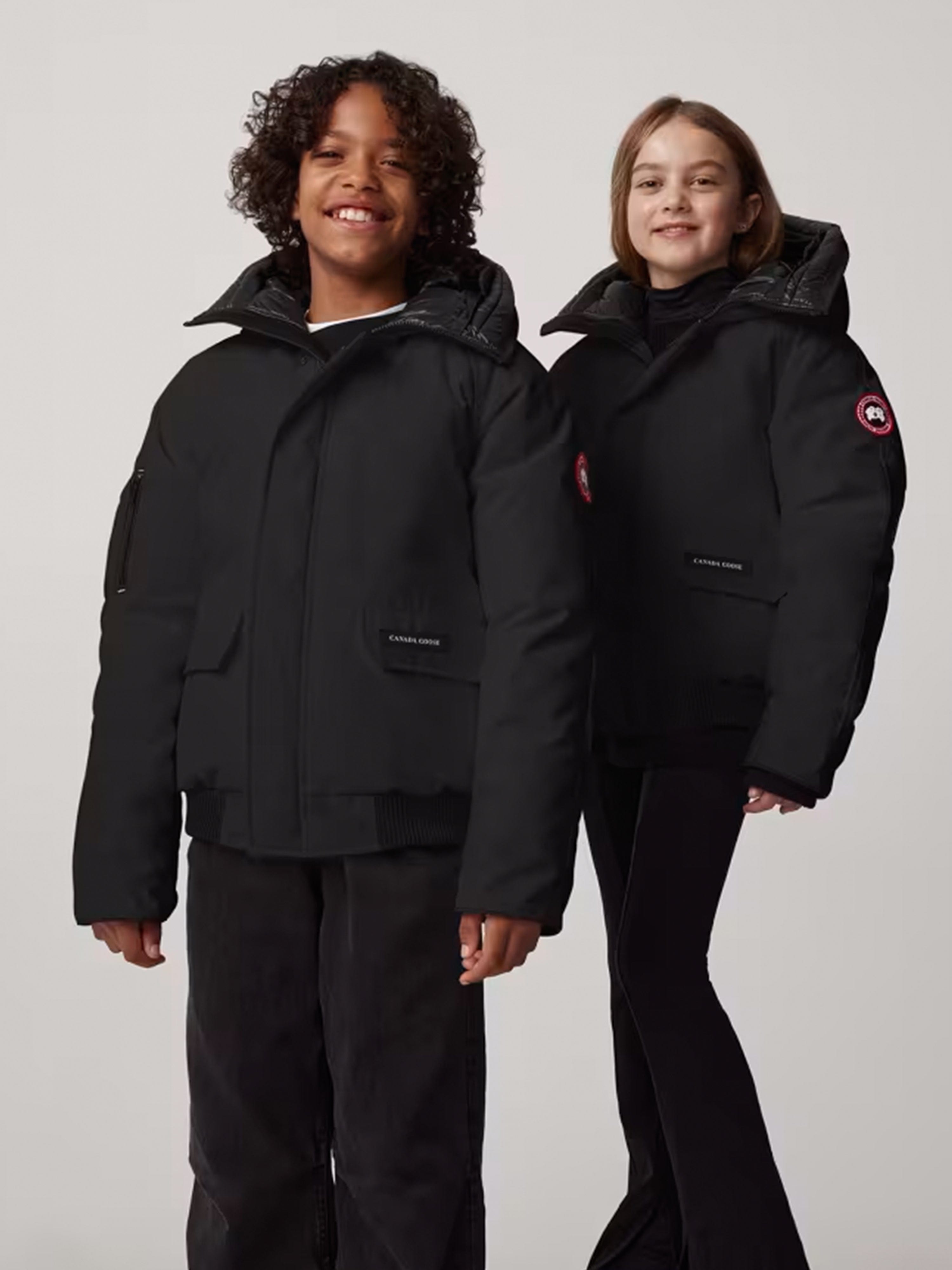 Canada Goose Kids Chilliwack Bomber in Black