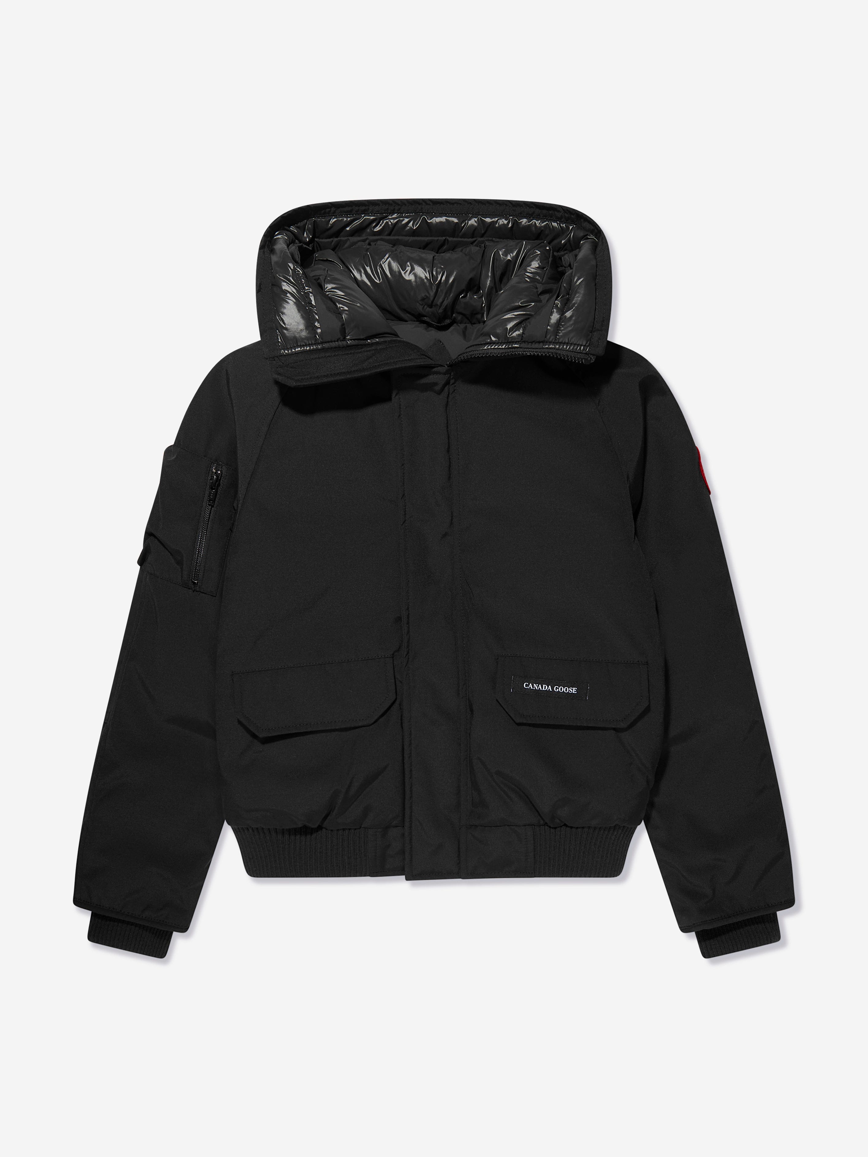 Canada Goose Kids Chilliwack Bomber in Black