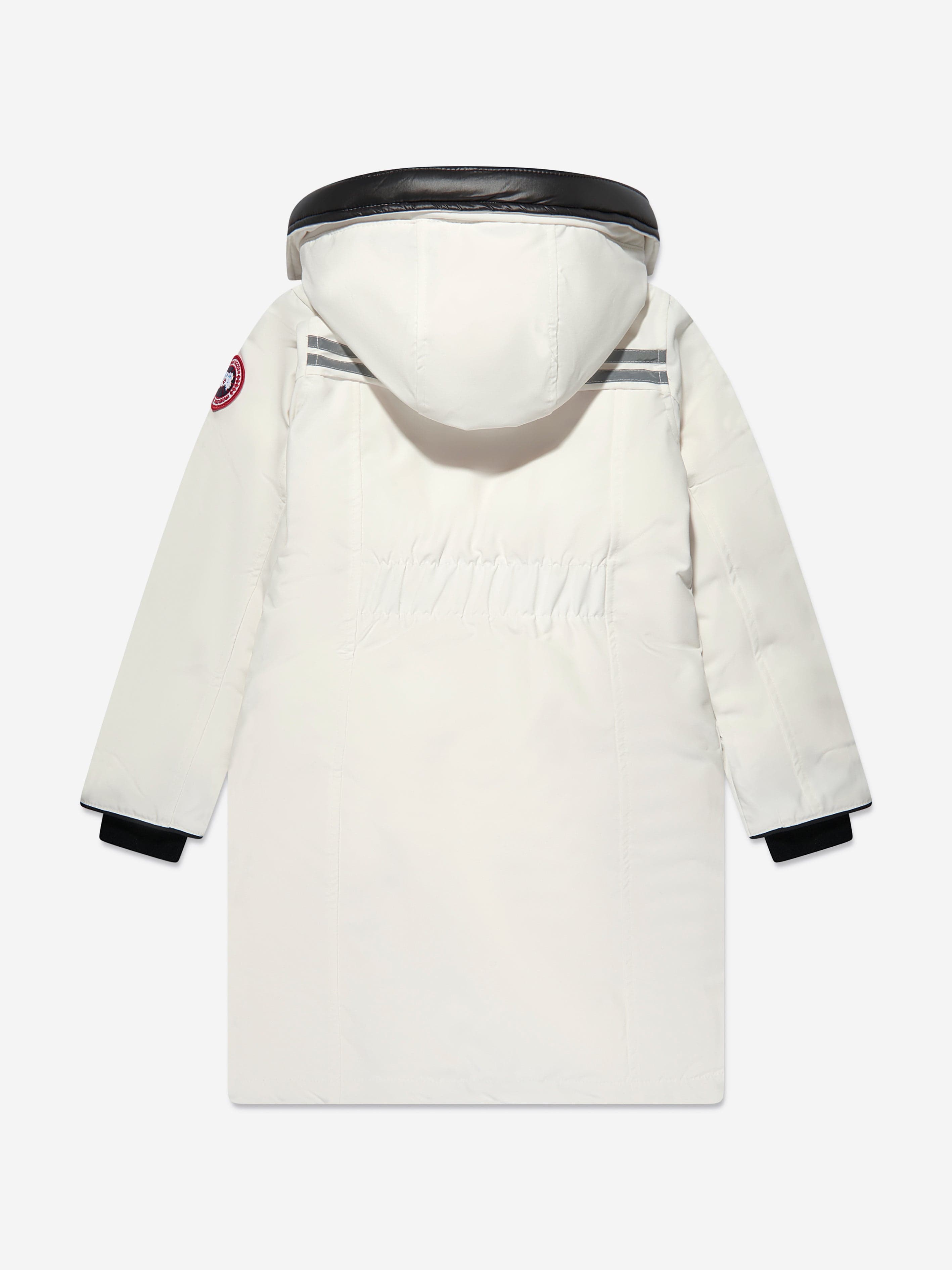 Canada Goose Girls Brittania Parka in White