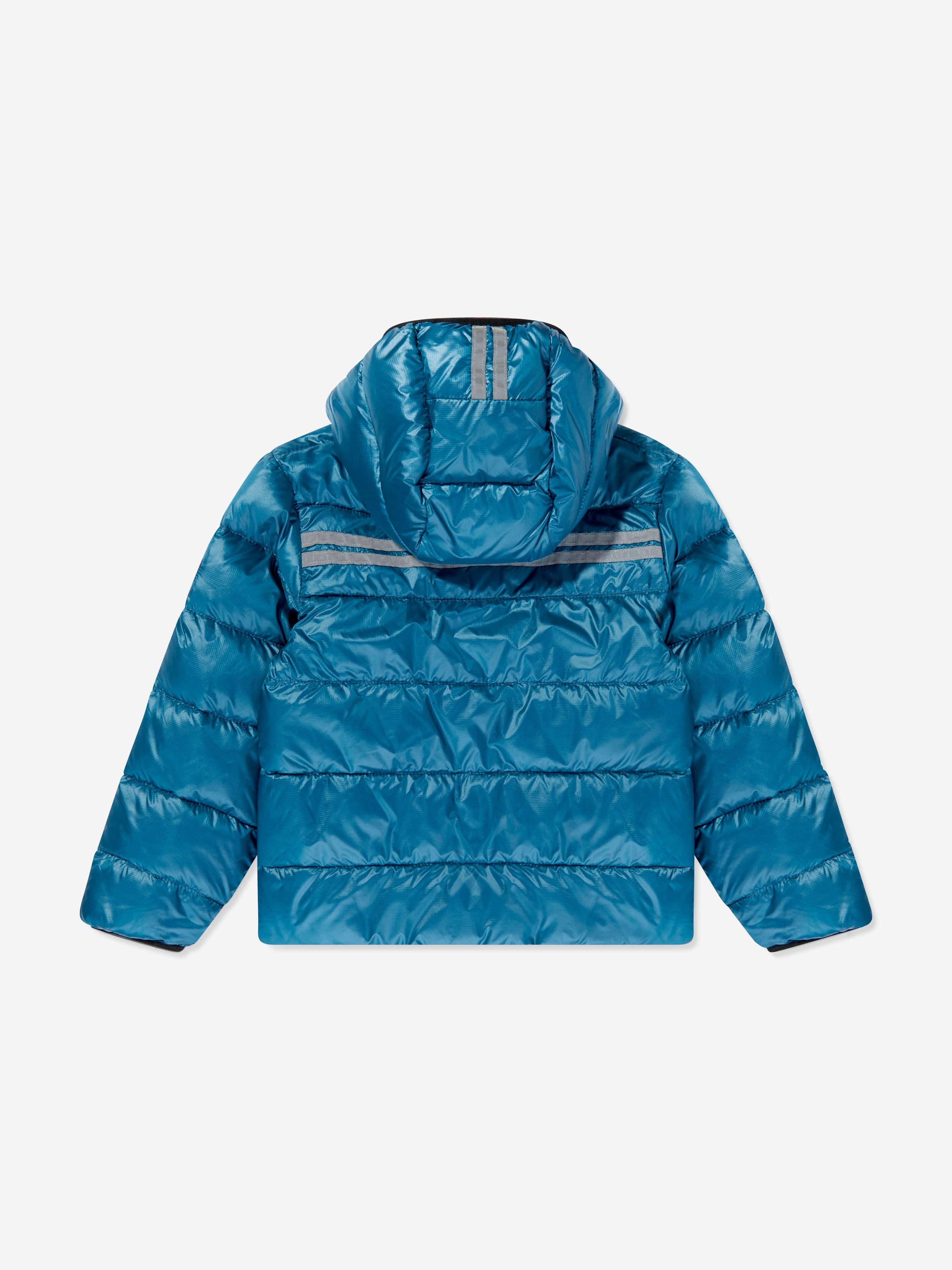 Canada Goose Boys Crofton Down Hooded Jacket in Blue