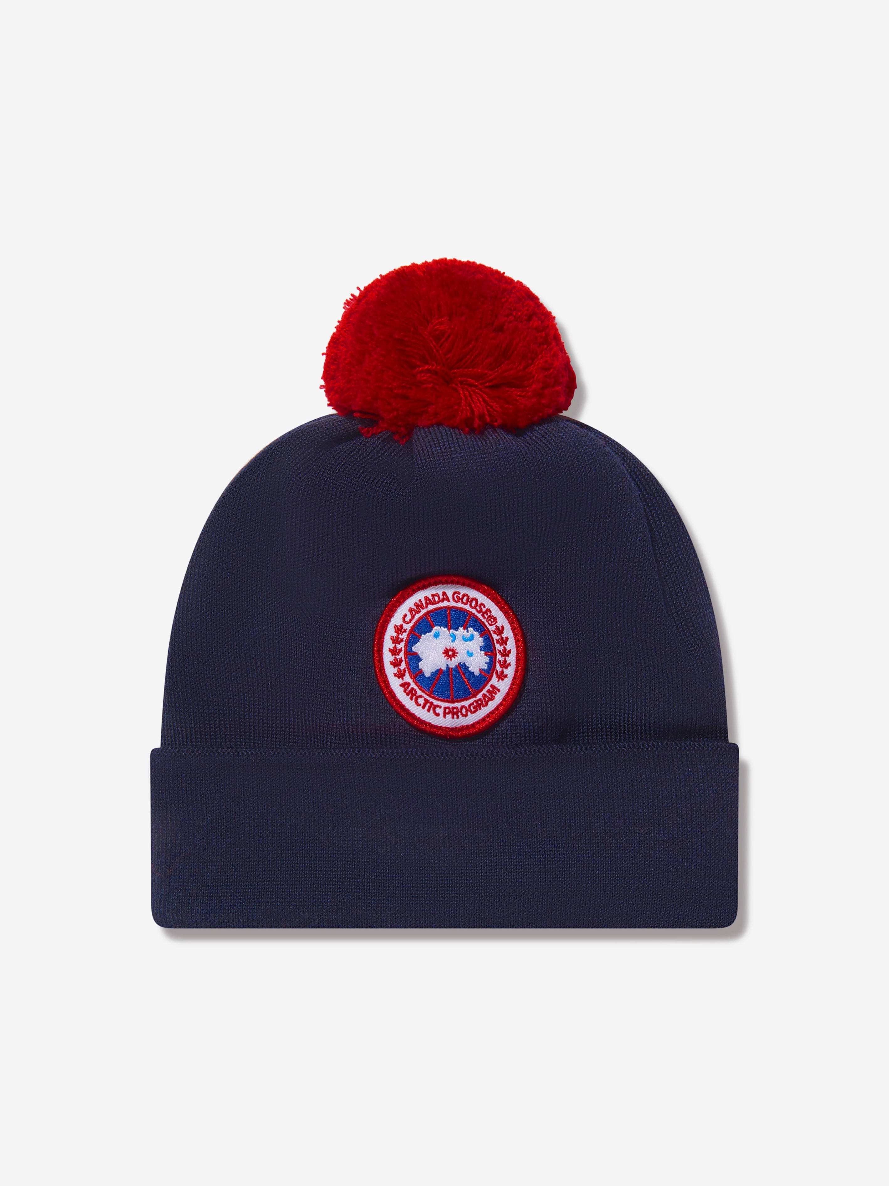 Canada Goose Kids Wool Pom Pom Hat