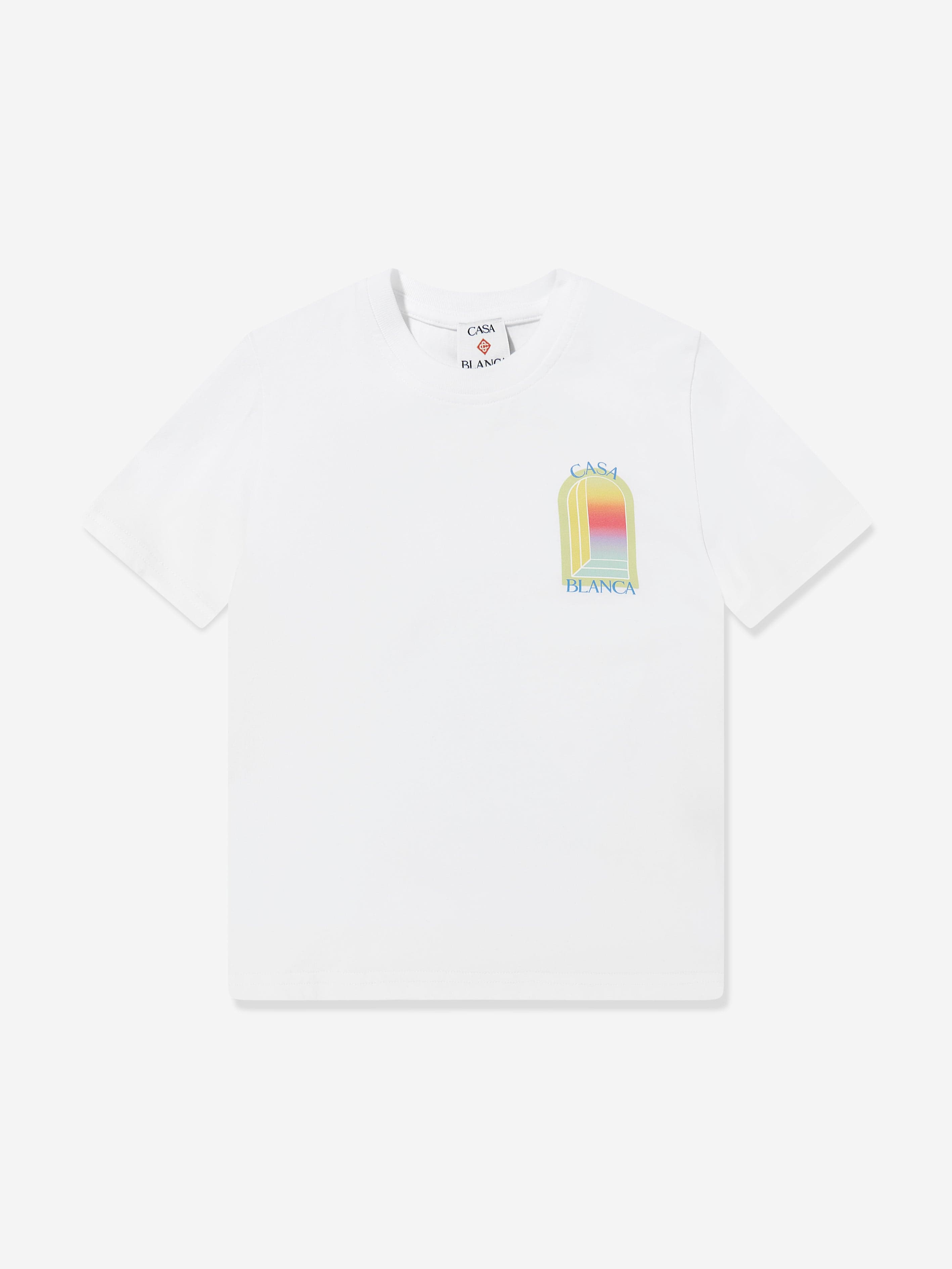 Casablanca Kids L'Arche Classic T-Shirt in White