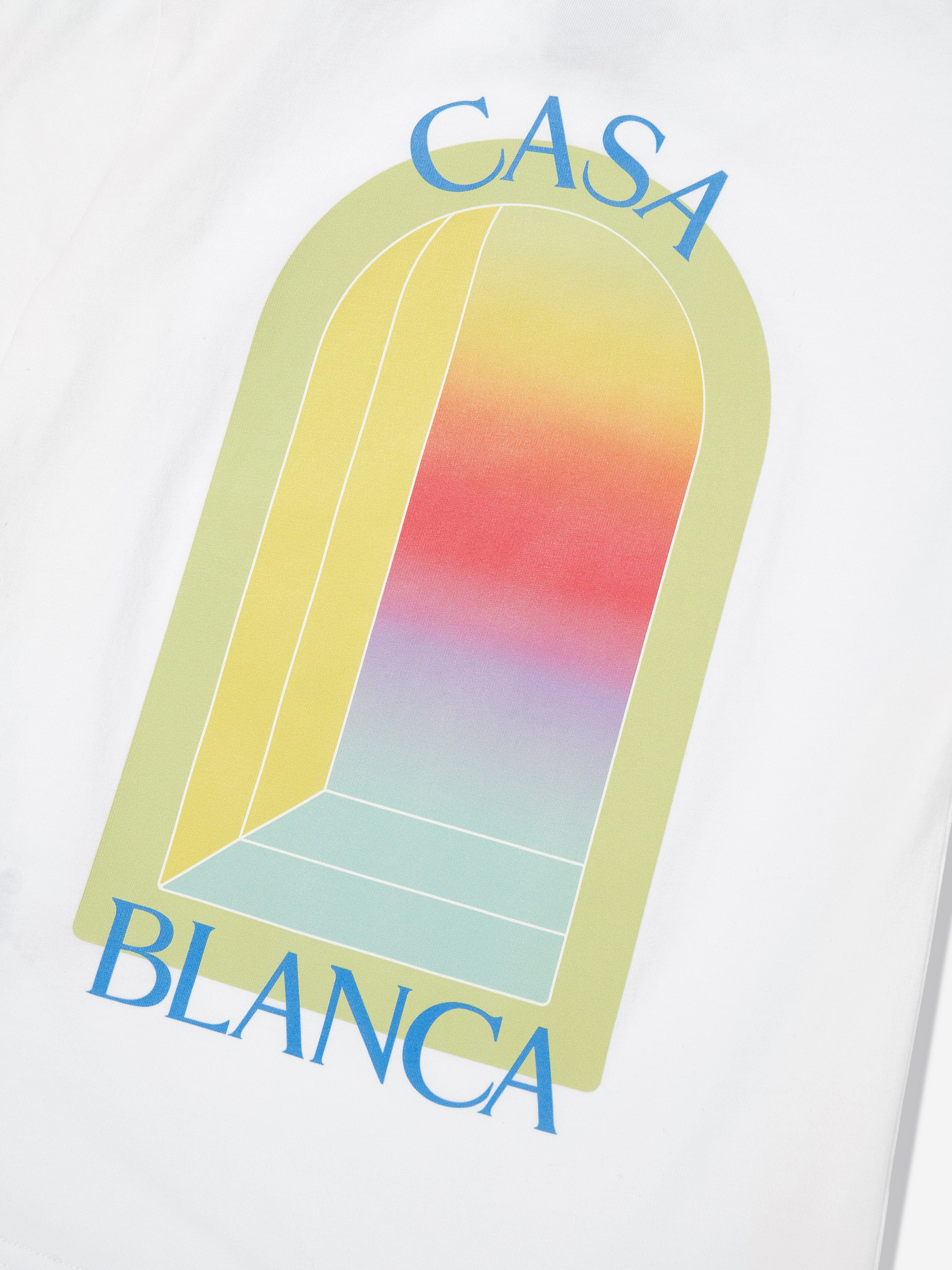 Casablanca Kids L'Arche Classic T-Shirt in White