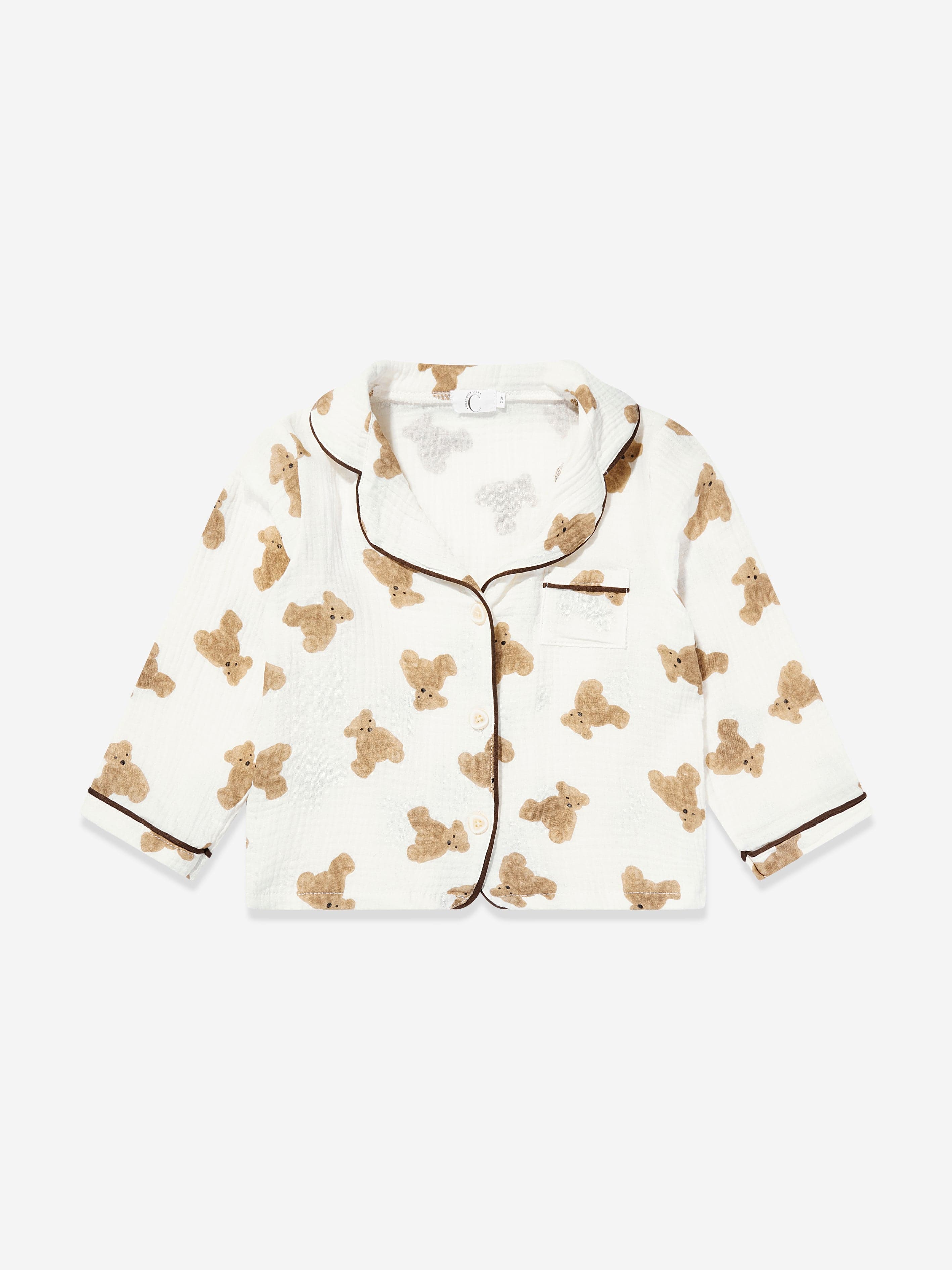 Cozy Crew Club Kids The Bear Pyjamas in Ivory