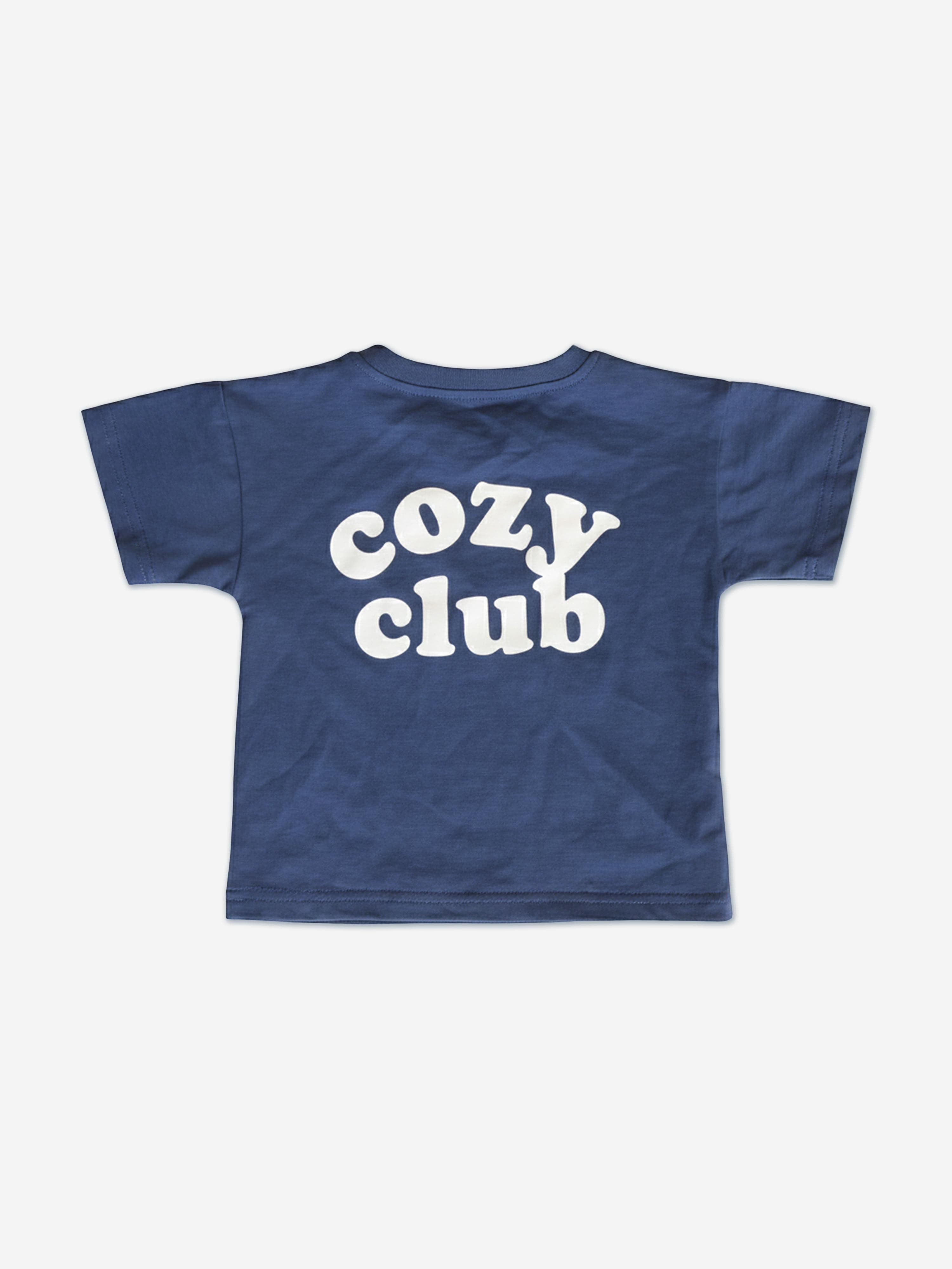 Cozy Crew Club Kids Cozy Crew Club Graphic T-Shirt in Navy