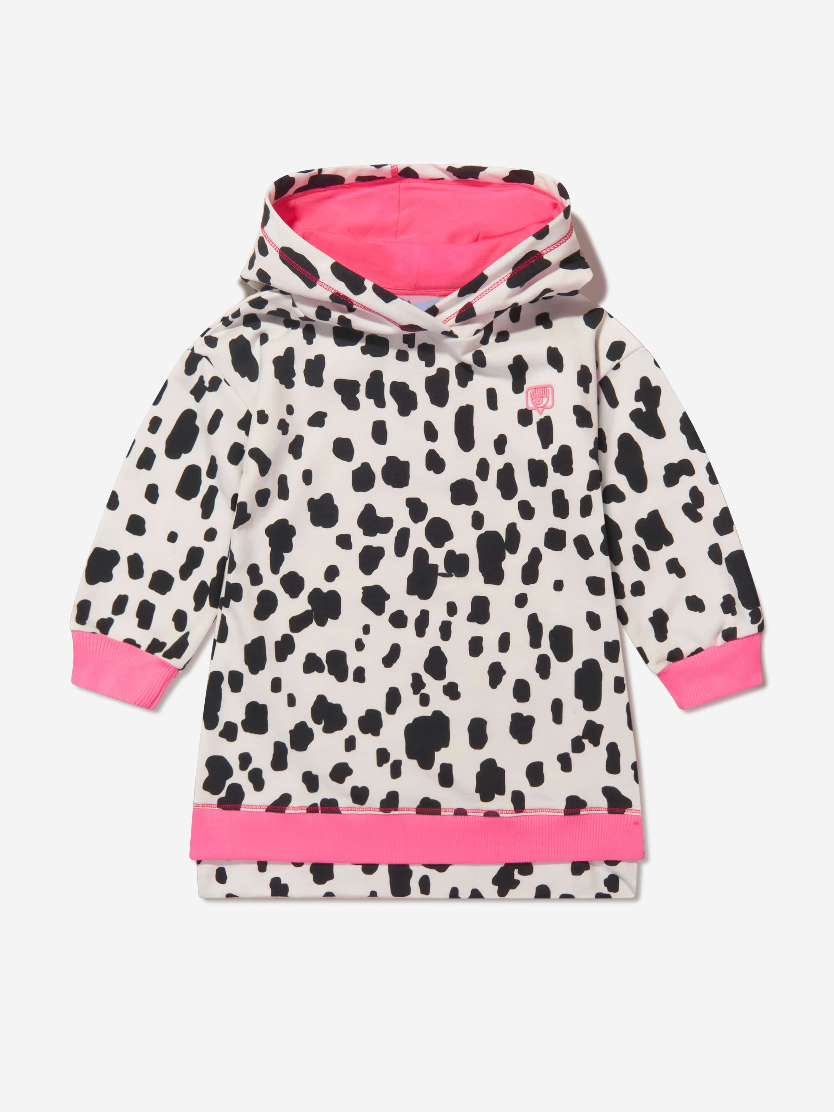 Chiara Ferragni Girls Hooded Dalmation Dress