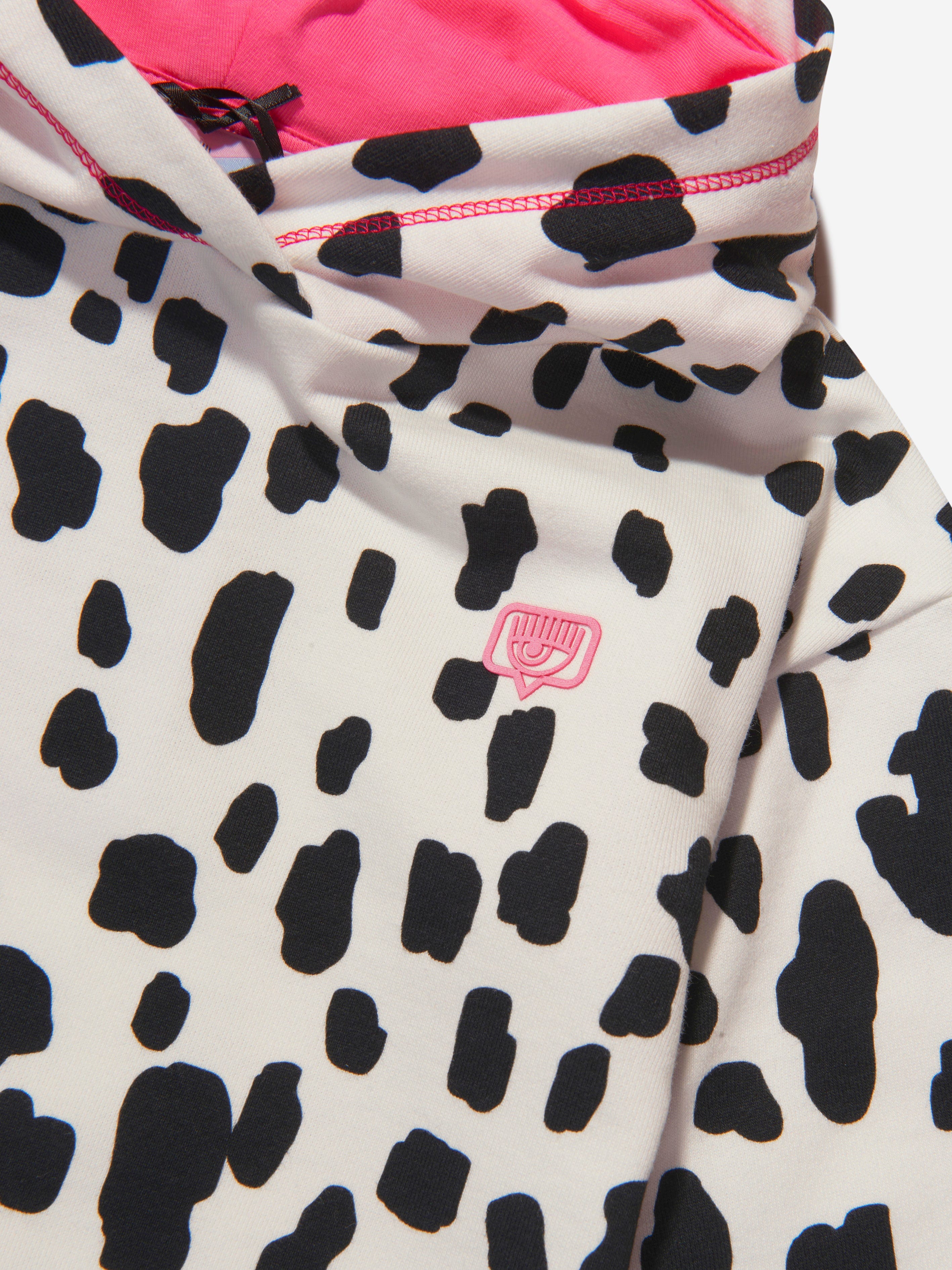 Chiara Ferragni Girls Hooded Dalmation Dress