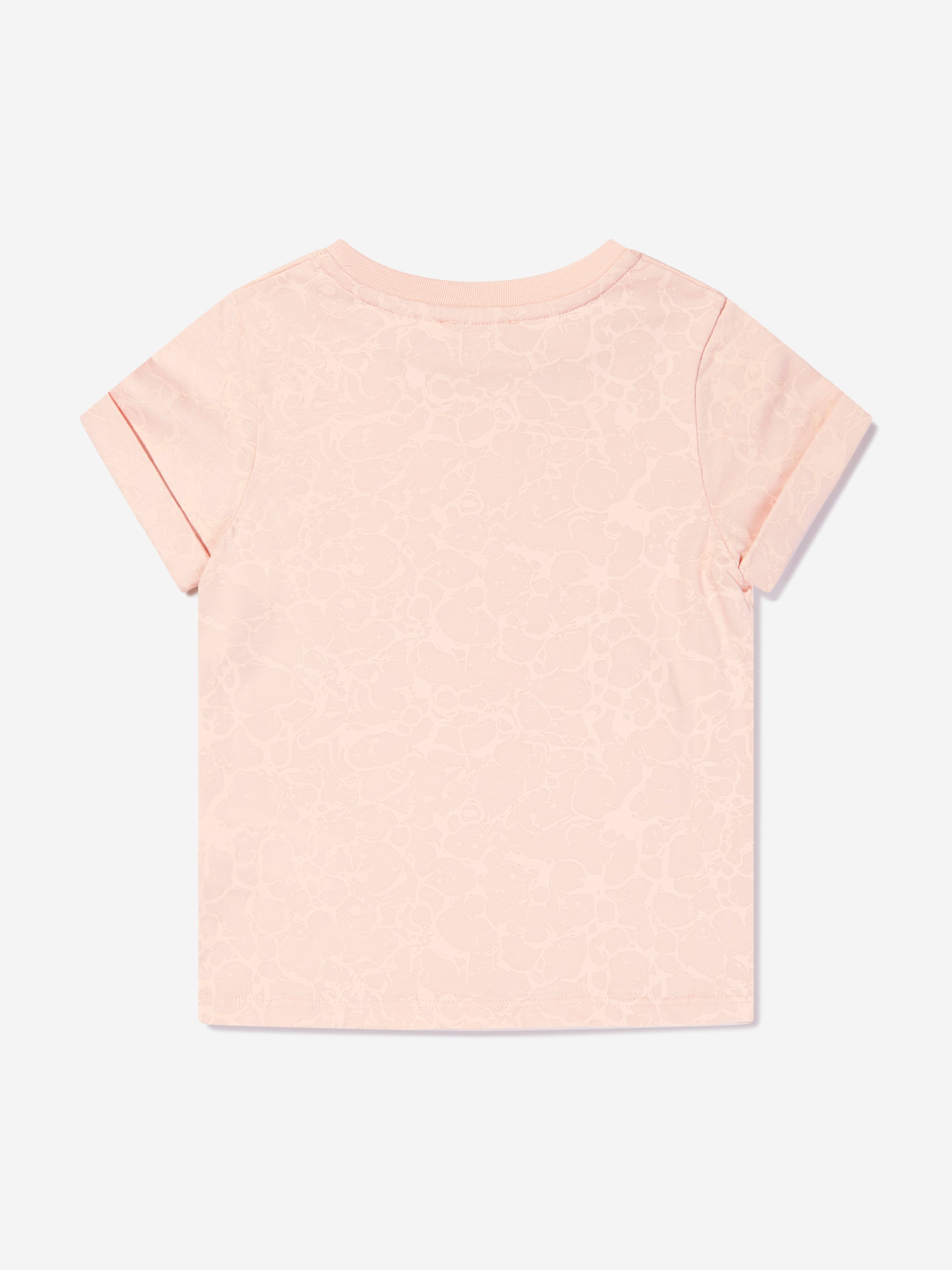 Chloé Girls Marble Print T-Shirt