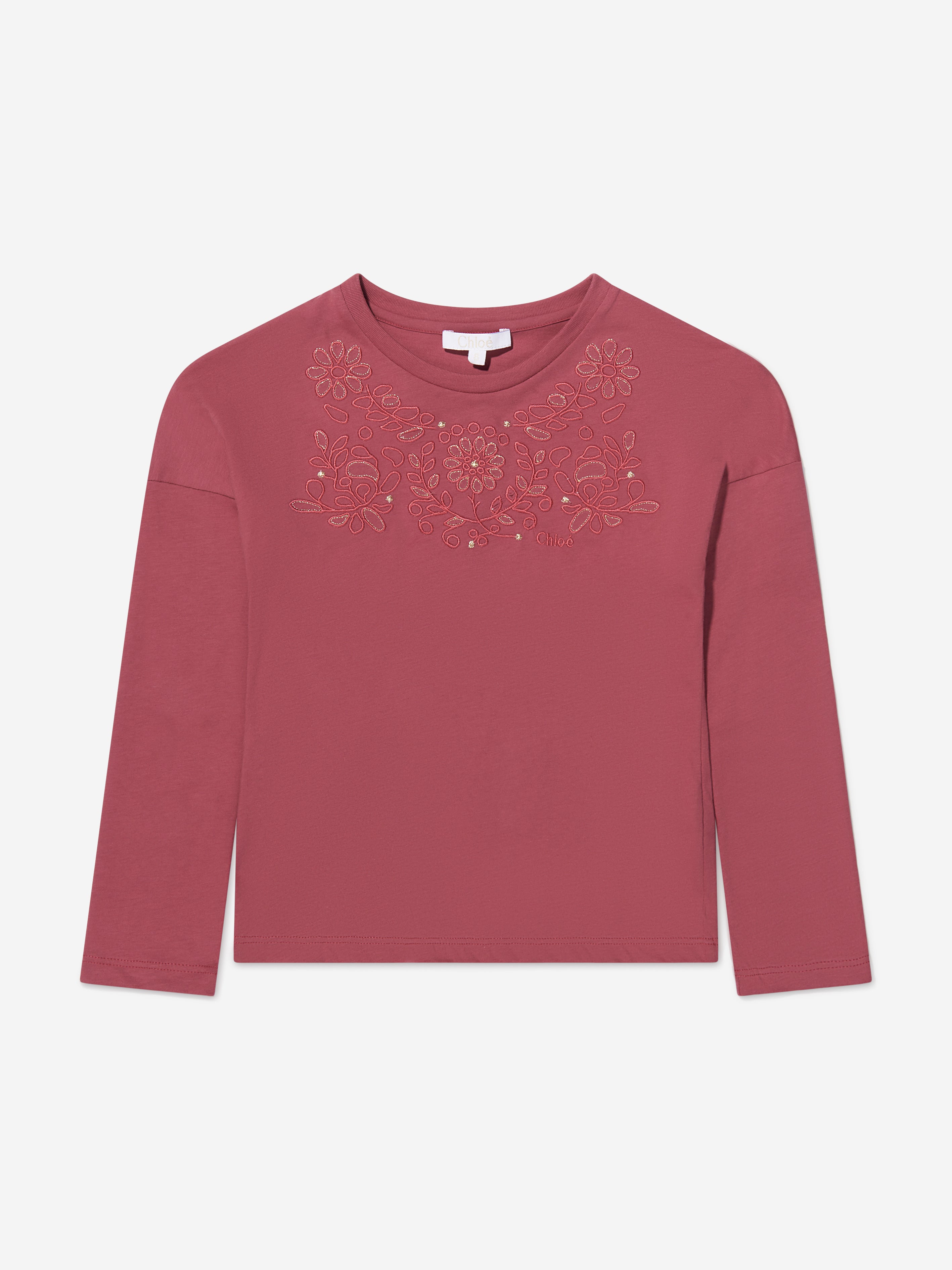 Chloé Girls Long Sleeve T-Shirt