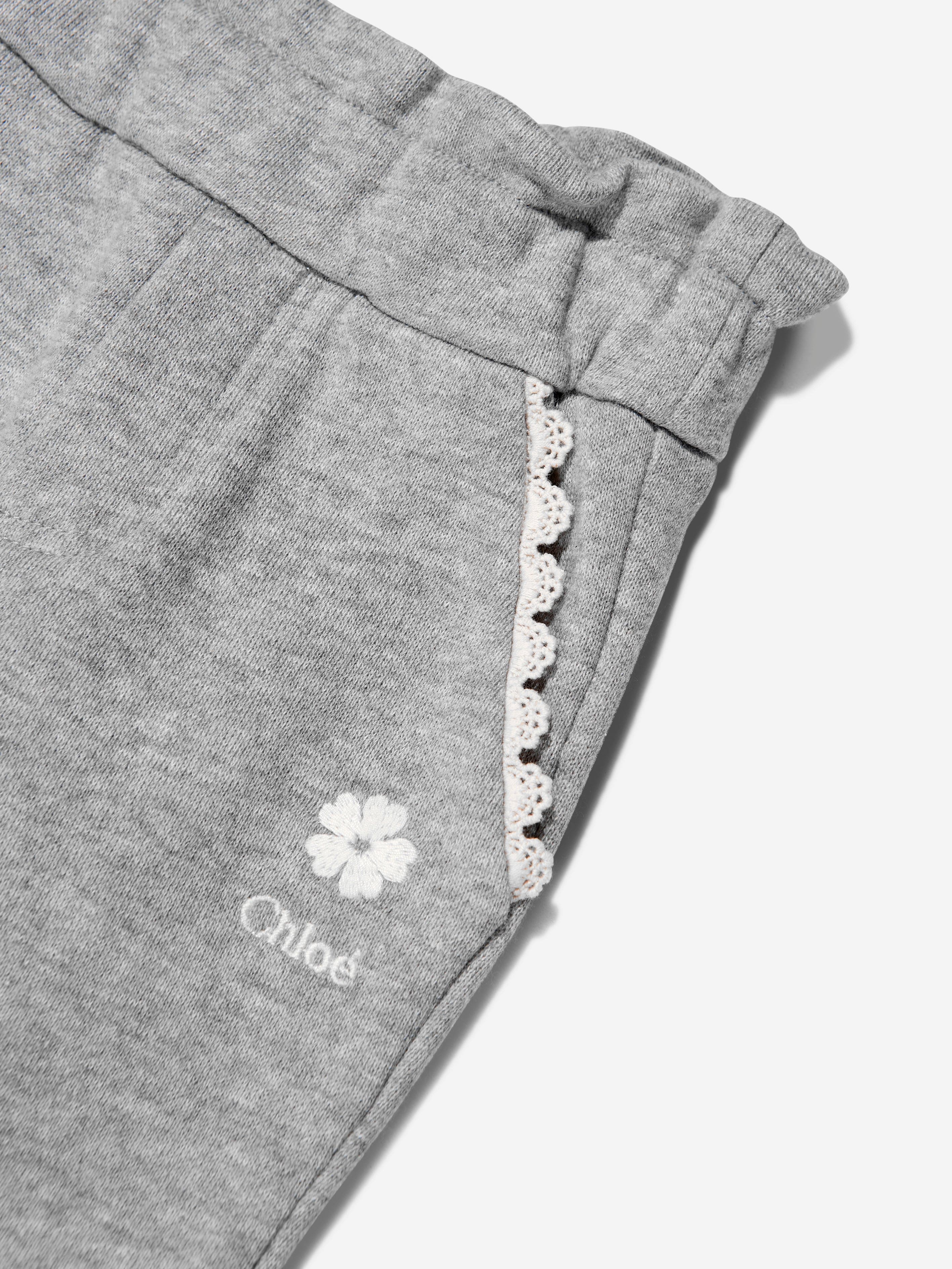 Chloé Baby Girls Joggers in Grey