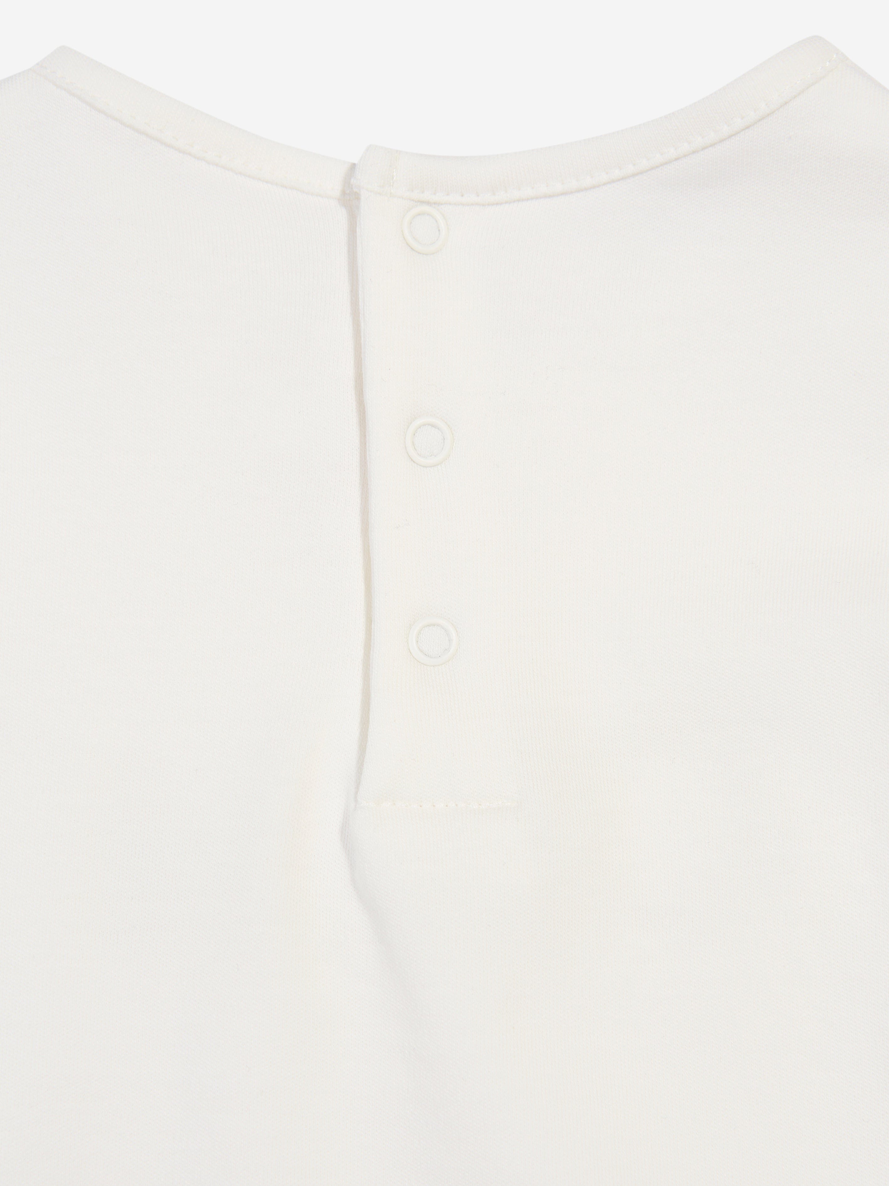 Chloé Baby Girls Long Sleeve T-Shirt in Ivory