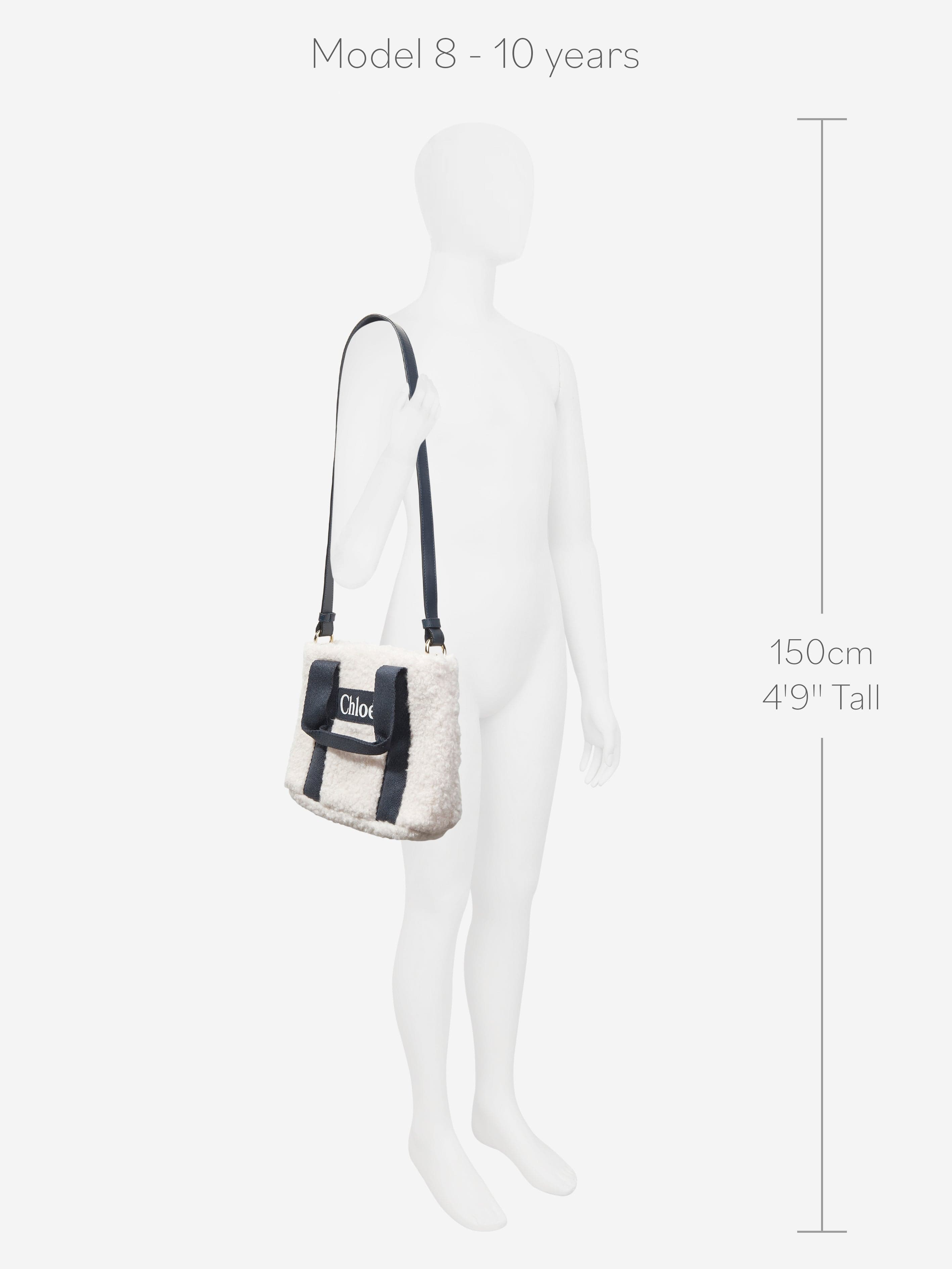 Chloé Girls Logo Shoulder Bag in Ivory