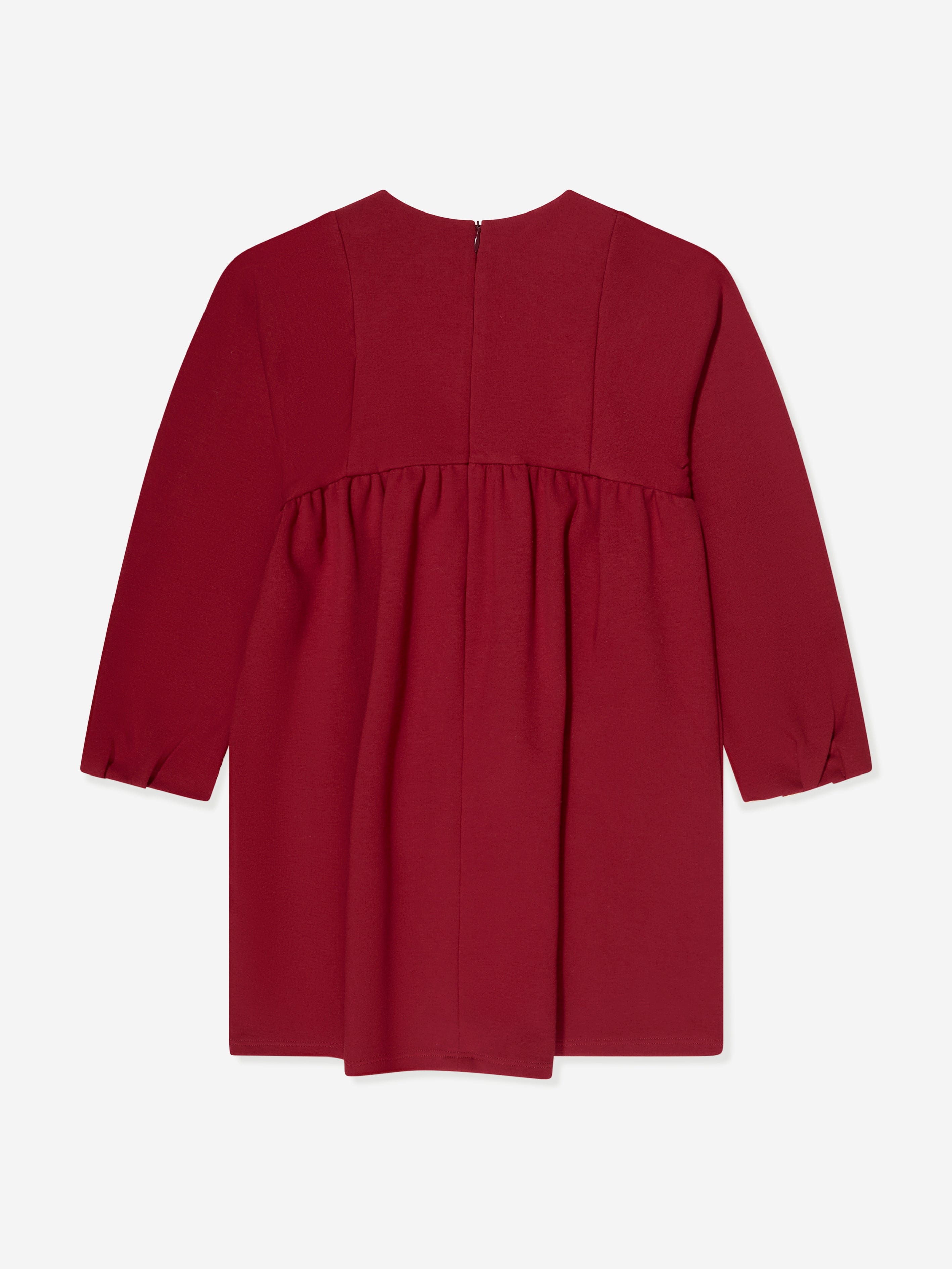 Chloé Girls Embroidered Milano Dress in Red