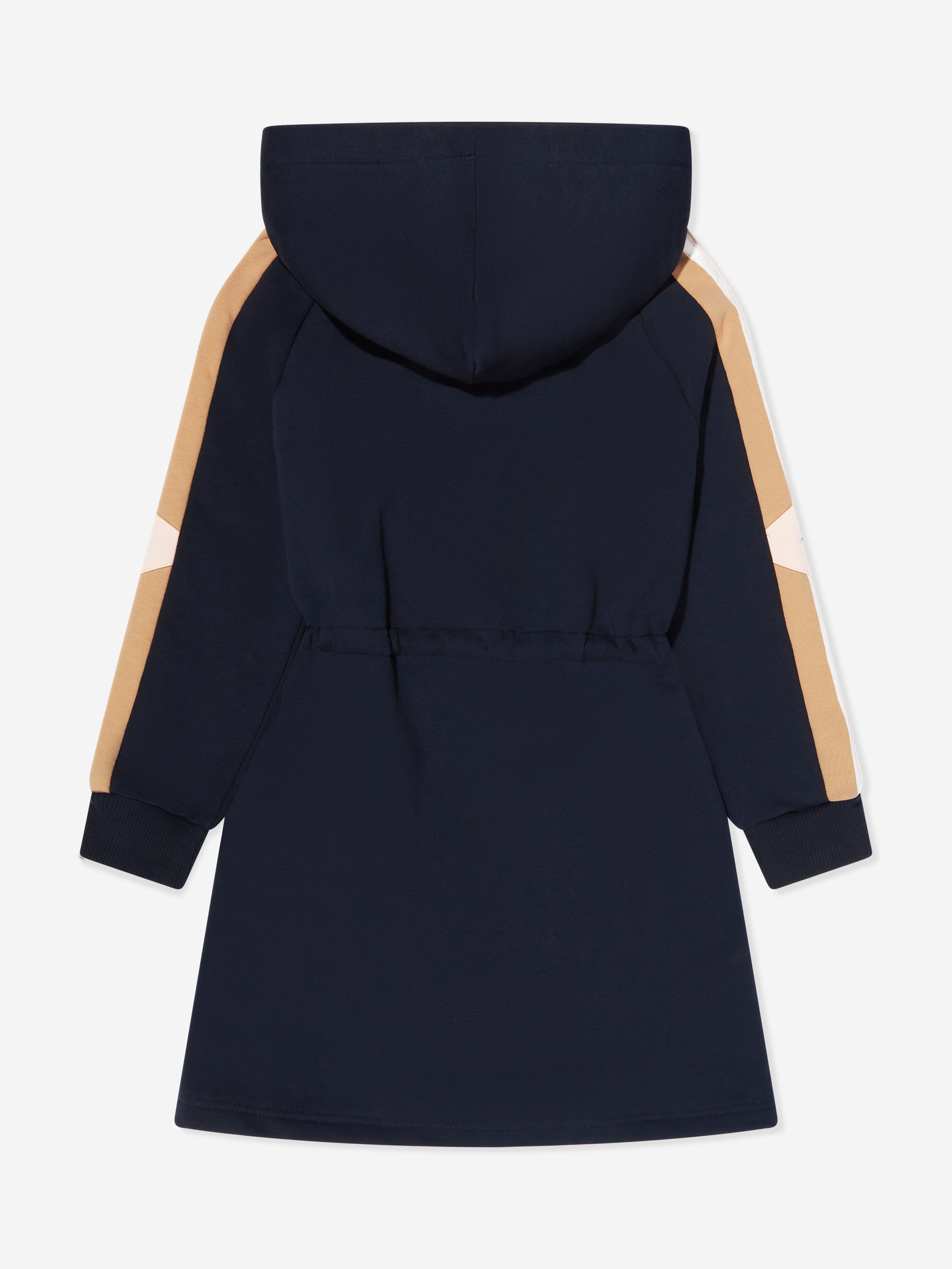 Chloé Girls Hooded Sweatshirt Dress in Navy