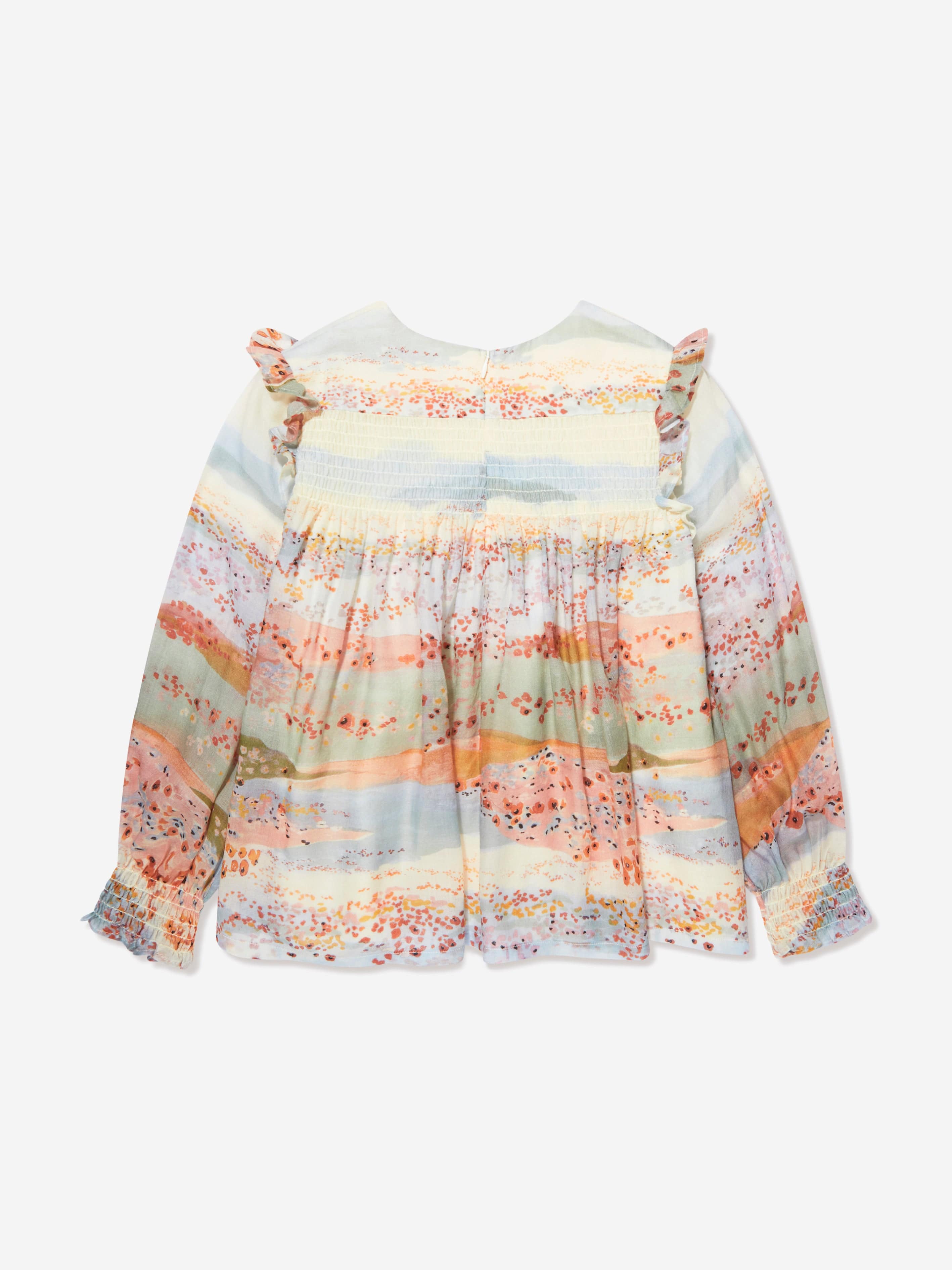 Chloé Girls Ceremony Blouse in Multicolour