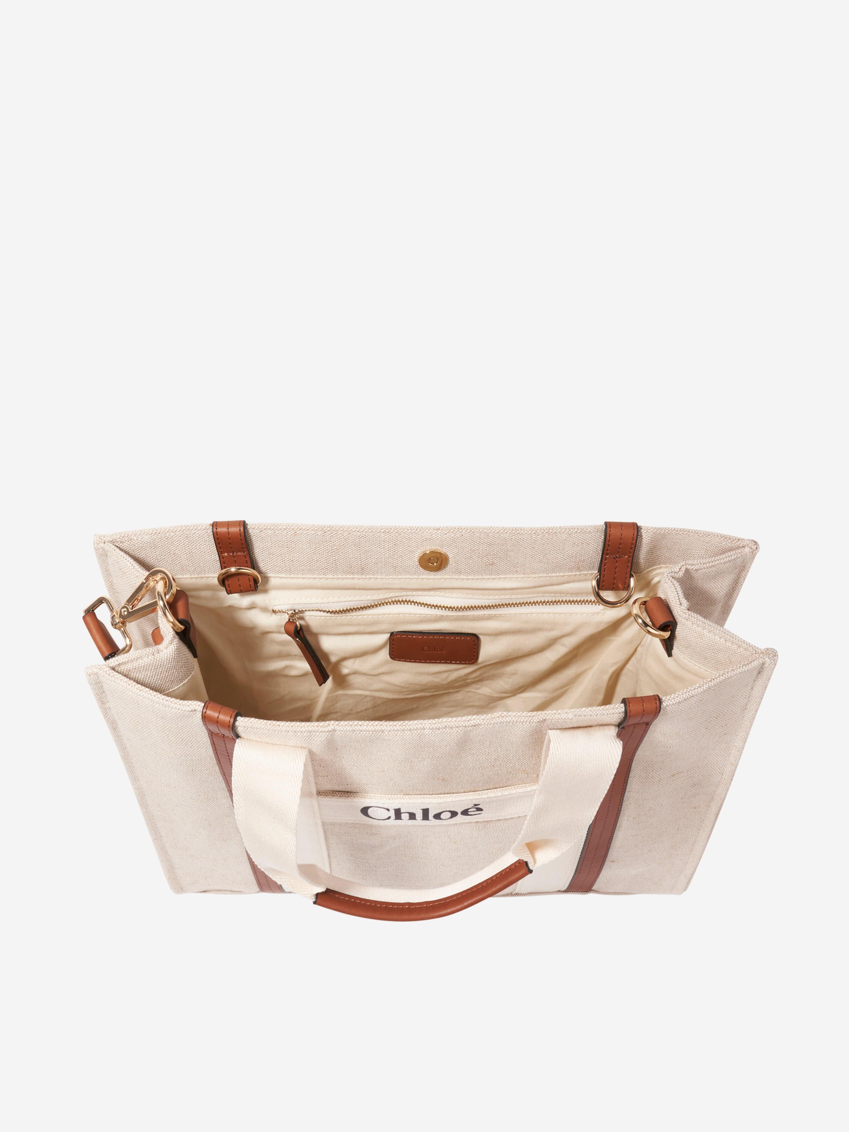 Chloé Baby Girls Logo Changing Bag in Beige