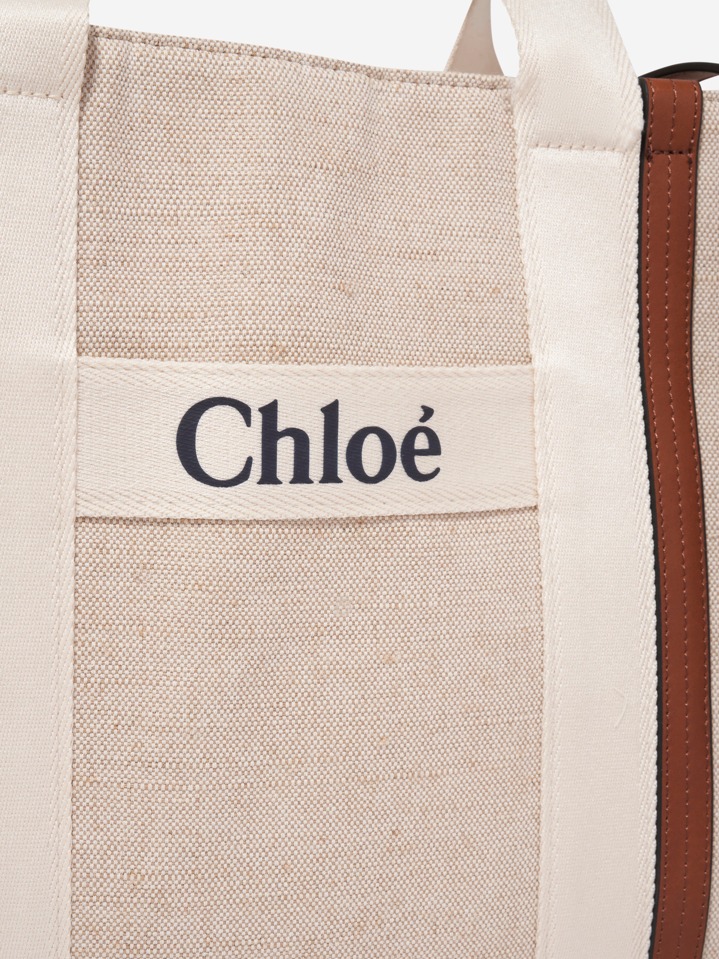 Chloé Baby Girls Logo Changing Bag in Beige