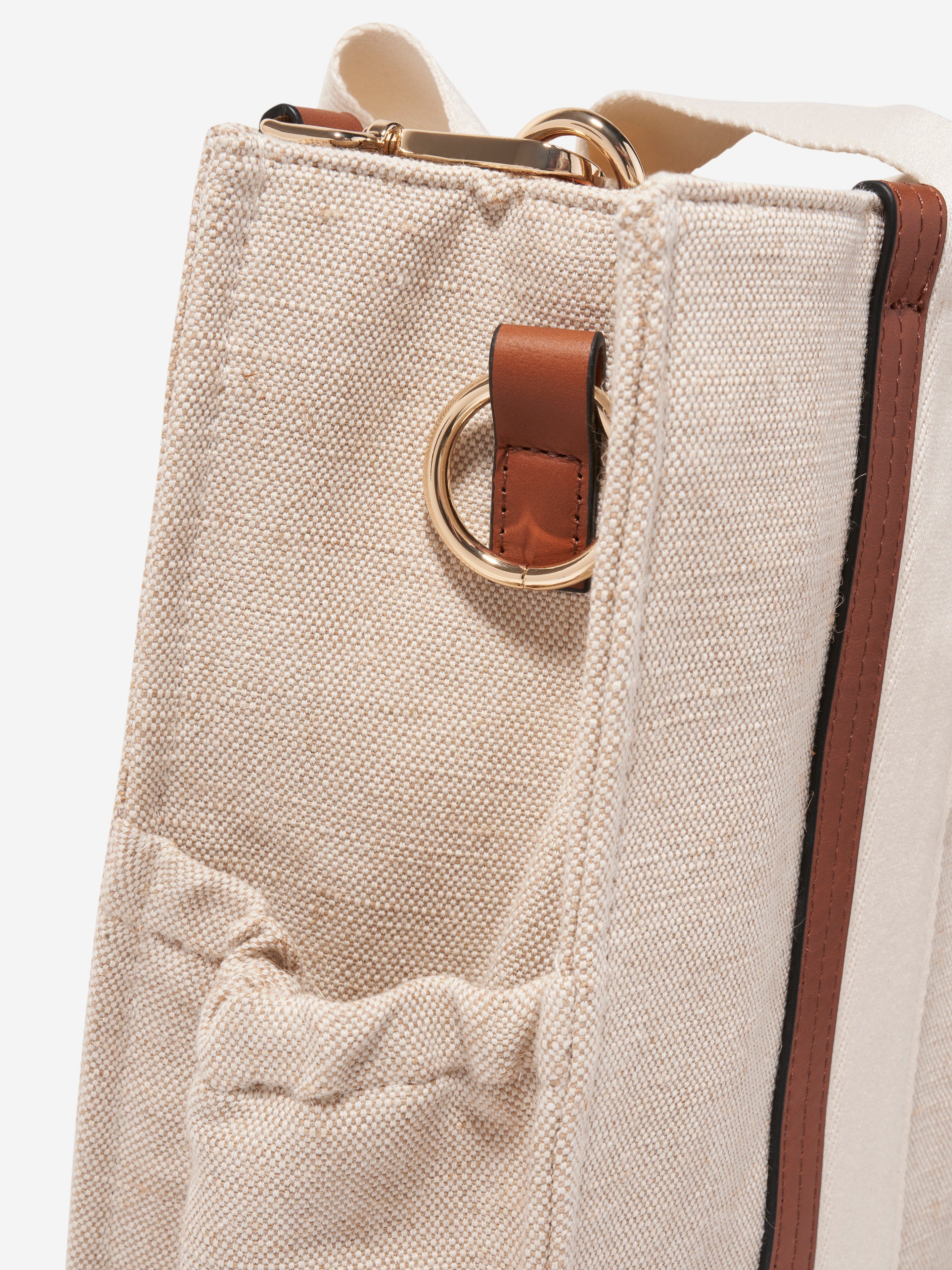 Chloé Baby Girls Logo Changing Bag in Beige